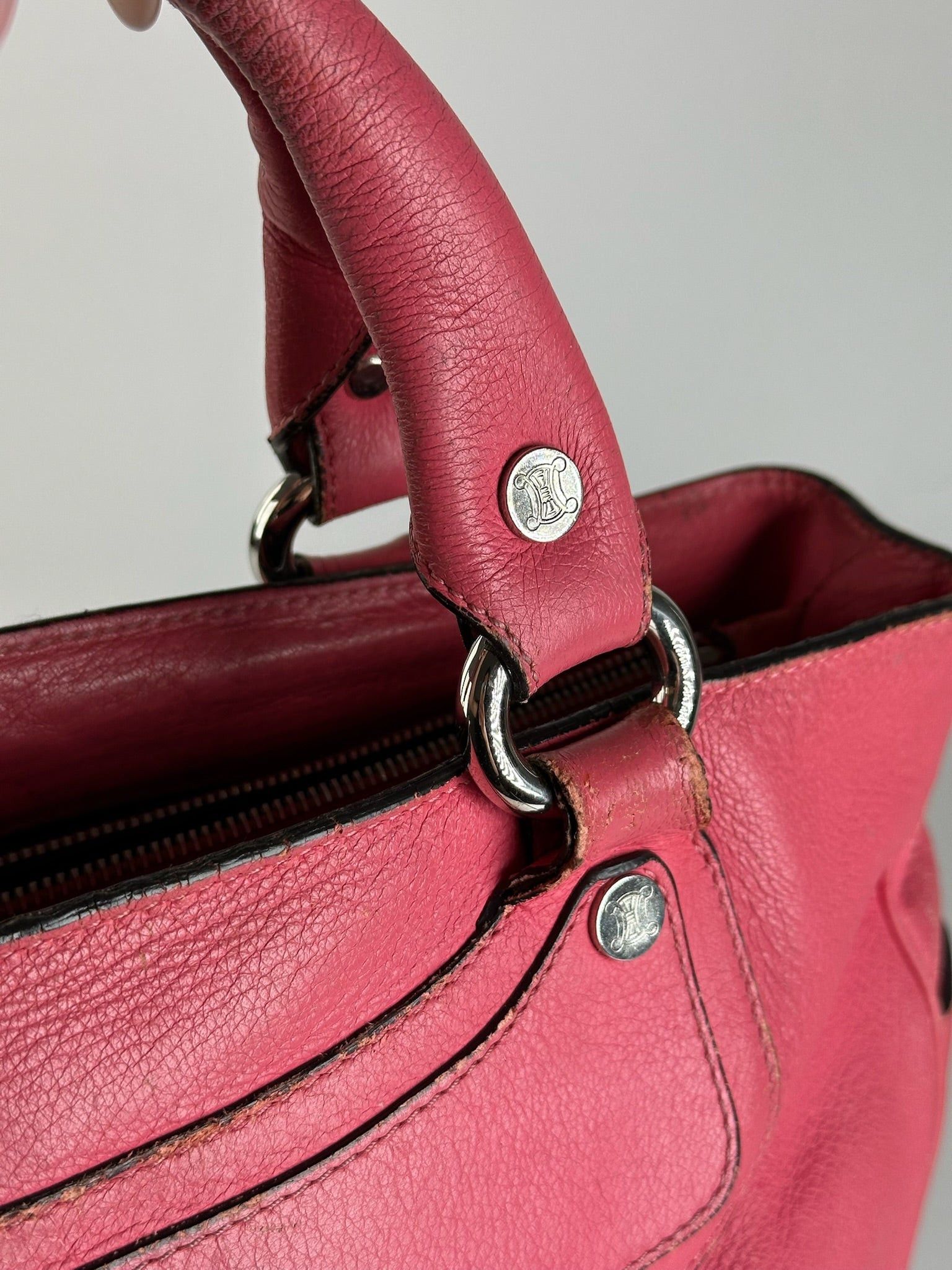 Celine Vintage Boogie leather bag pink Size ONE SIZE - 2 Thumbnail