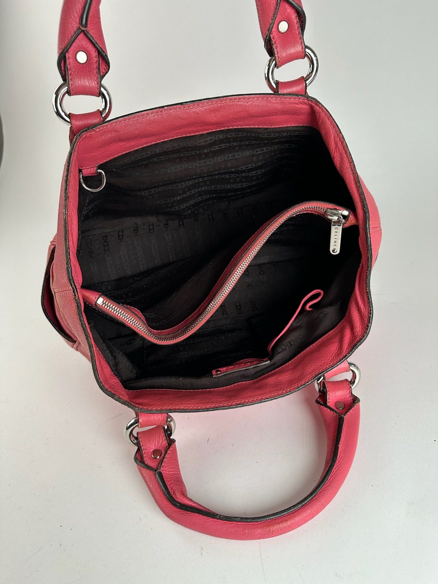 Celine Vintage Boogie leather bag pink Size ONE SIZE - 6 Thumbnail