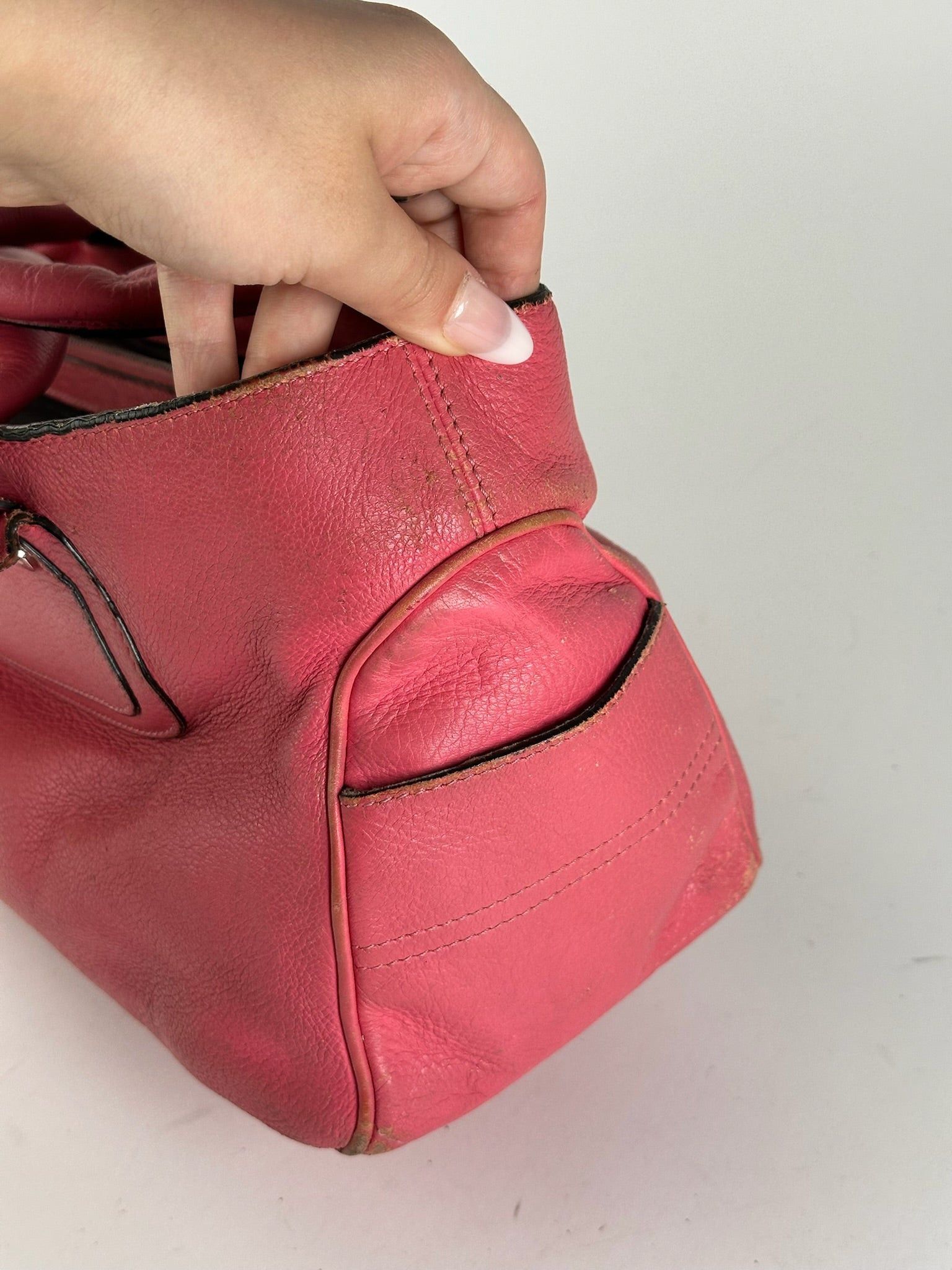 Celine Vintage Boogie leather bag pink Size ONE SIZE - 7 Thumbnail