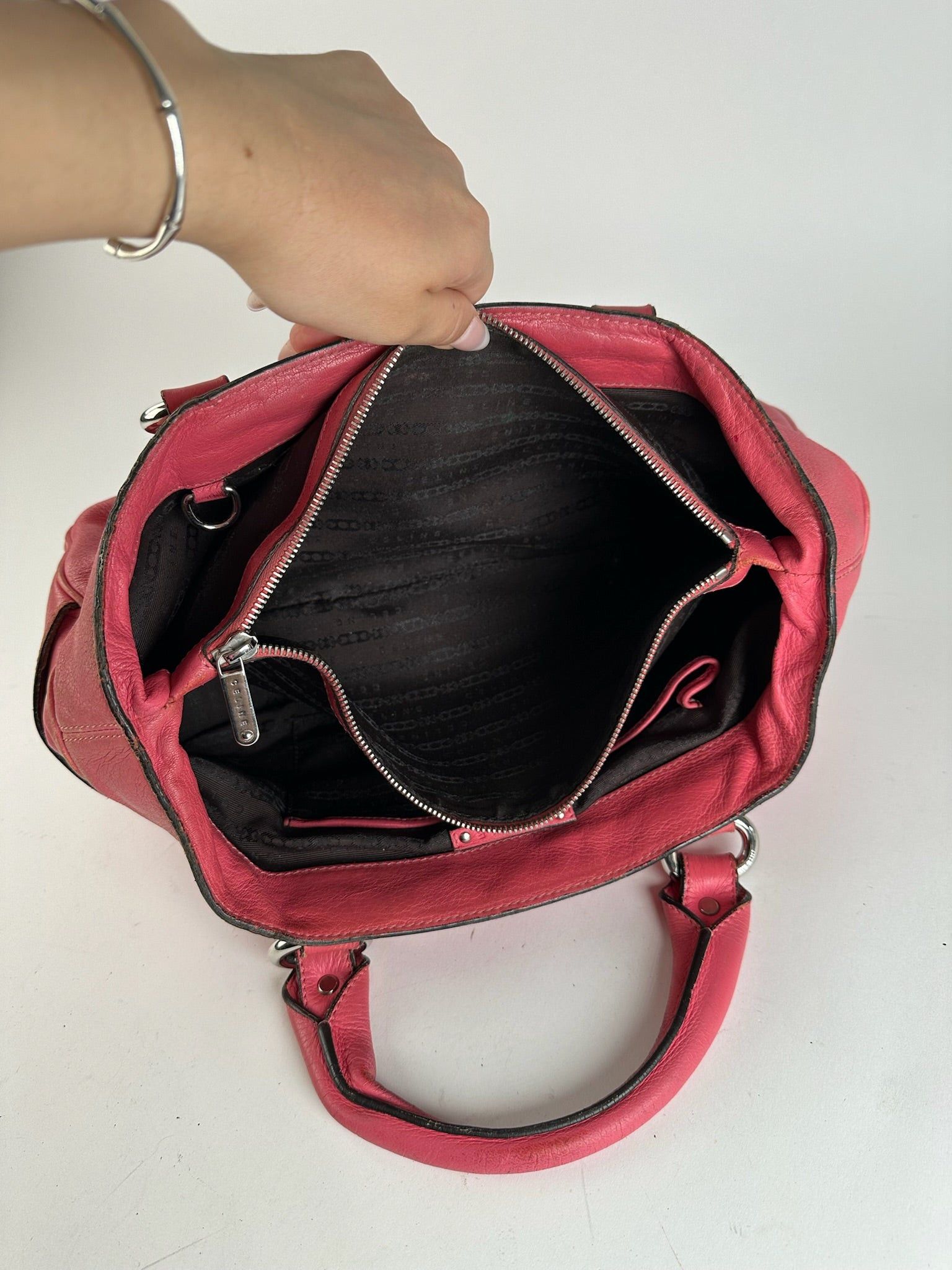Celine Vintage Boogie leather bag pink Size ONE SIZE - 14 Thumbnail
