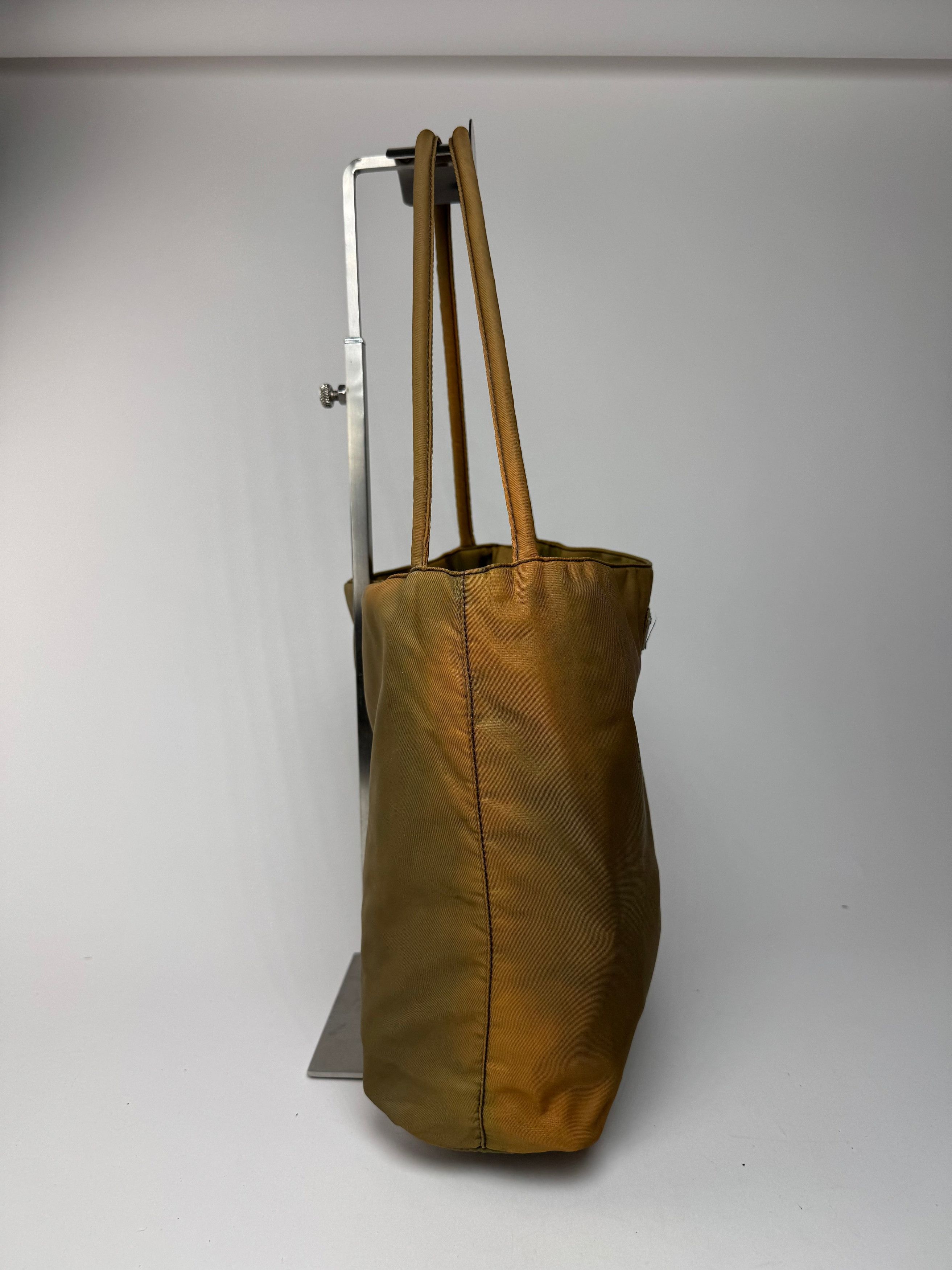 Prada Vintage Polyester bag khaki brown Size ONE SIZE - 10 Thumbnail