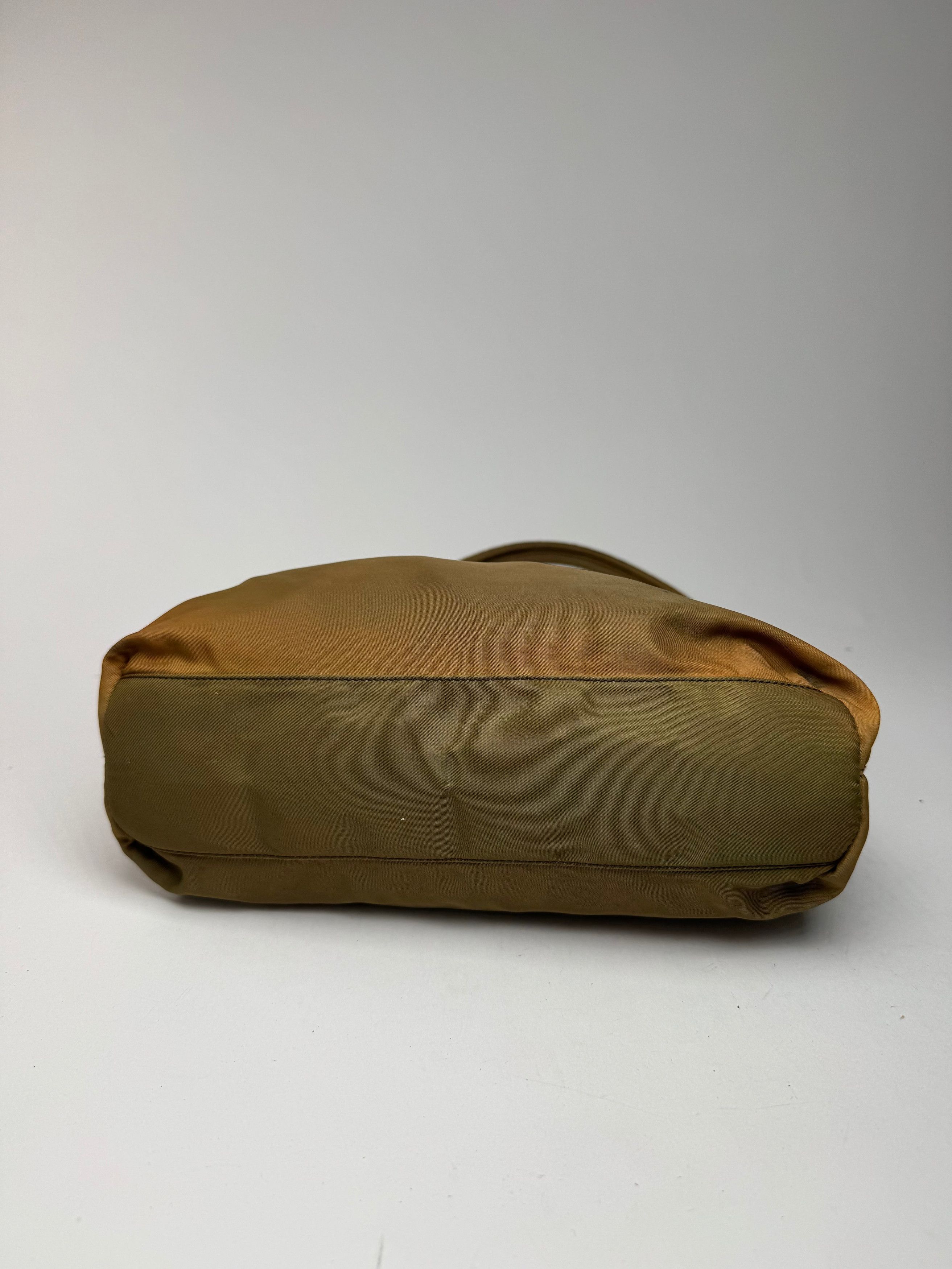 Prada Vintage Polyester bag khaki brown Size ONE SIZE - 12 Thumbnail