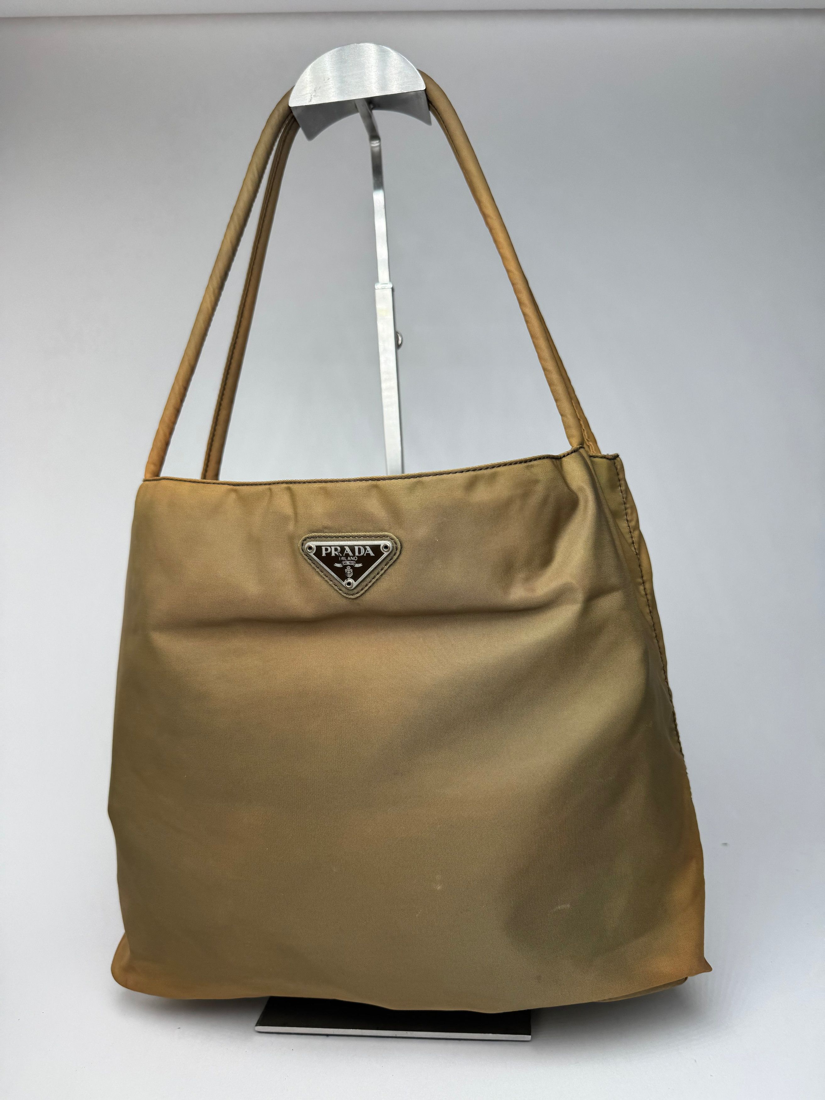 Prada Vintage Polyester bag khaki brown Size ONE SIZE - 8 Thumbnail