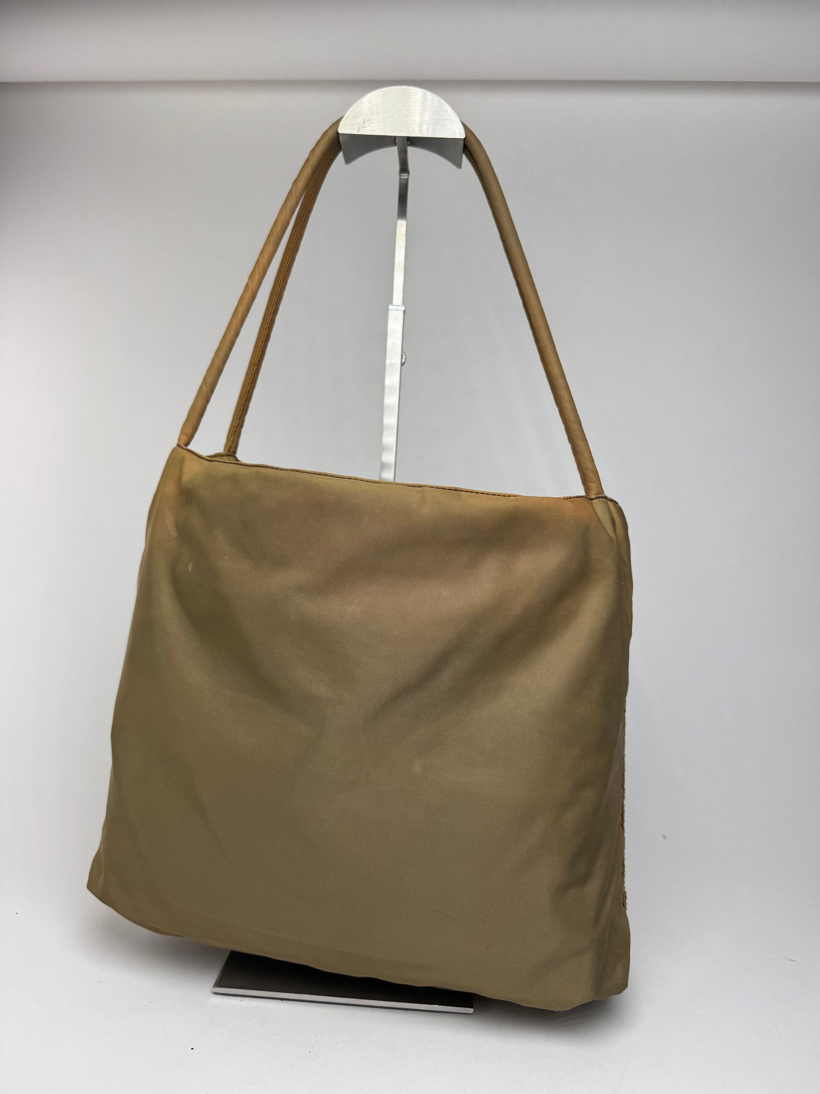 Prada Vintage Polyester bag khaki brown Size ONE SIZE - 9 Thumbnail