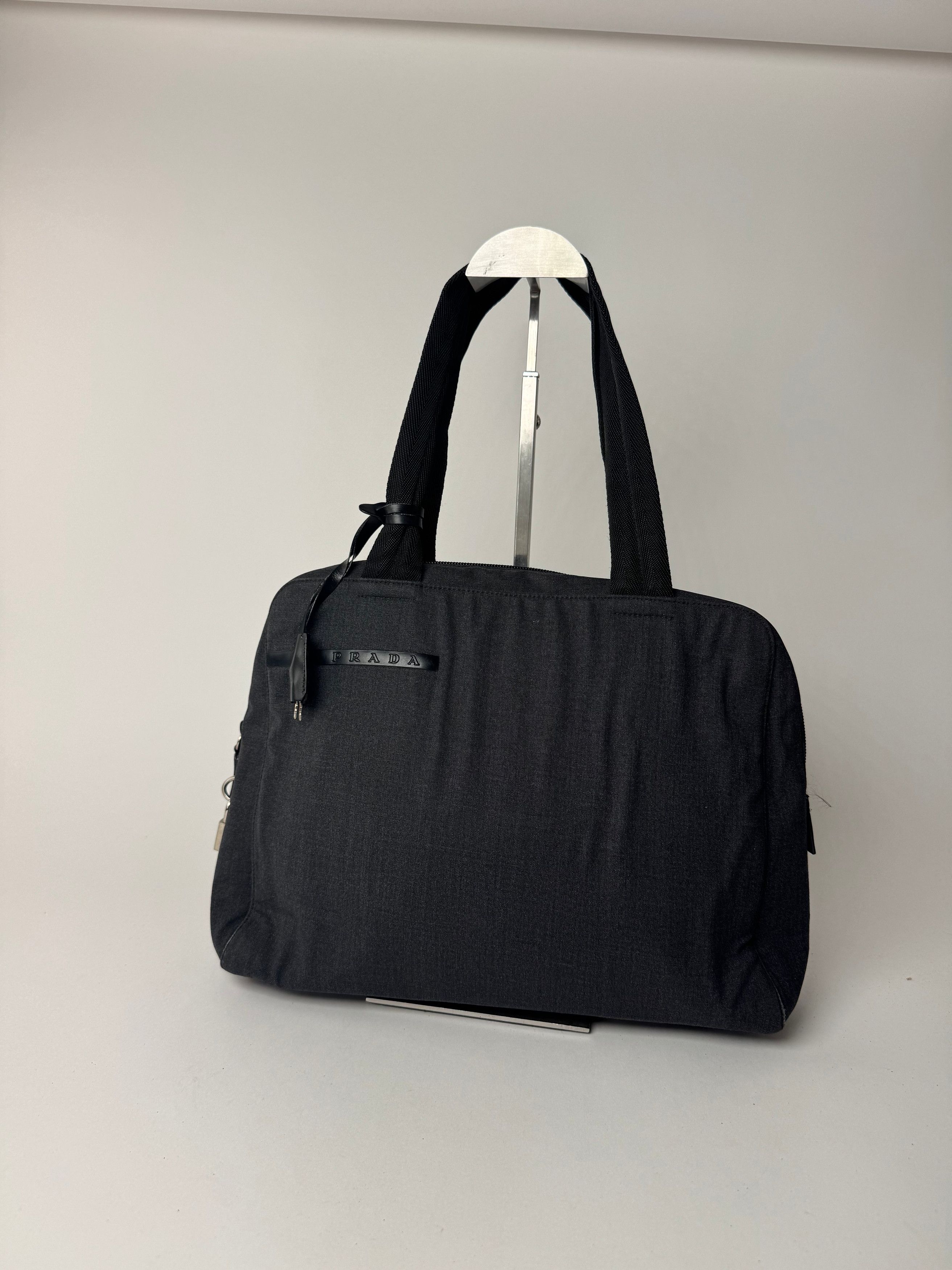 Prada Vintage Sport Canvas Bag Anthrazite Size ONE SIZE - 2 Thumbnail