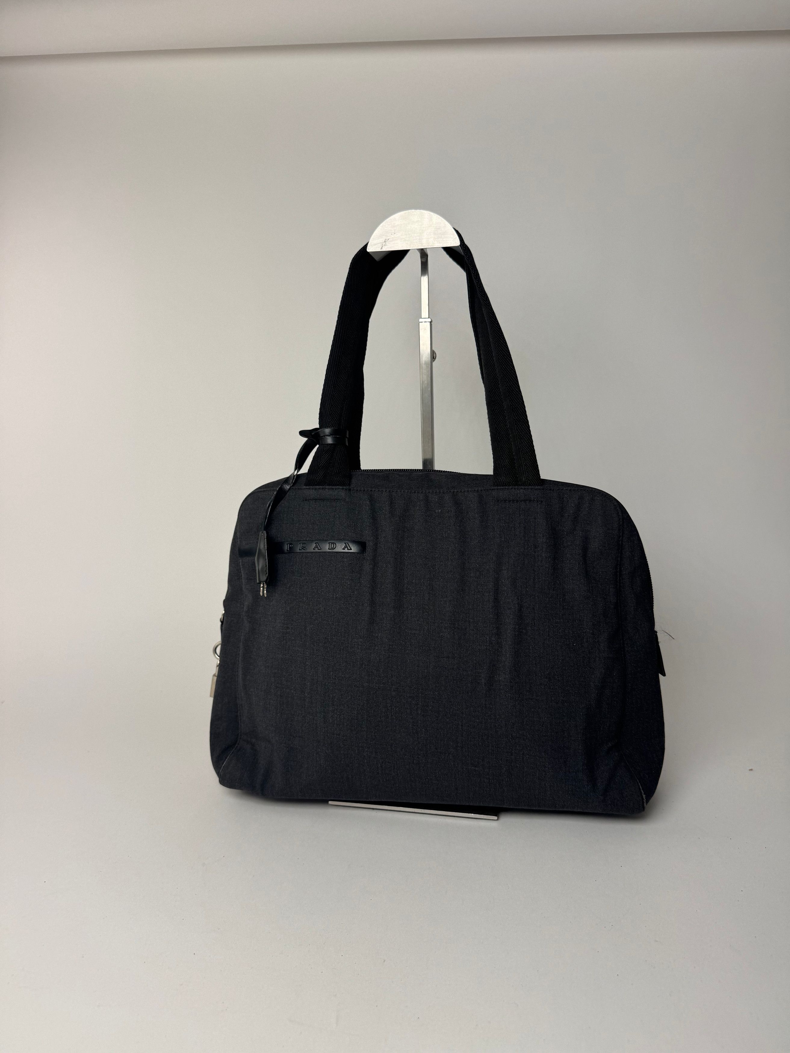 Prada Vintage Sport Canvas Bag Anthrazite Size ONE SIZE - 15 Thumbnail