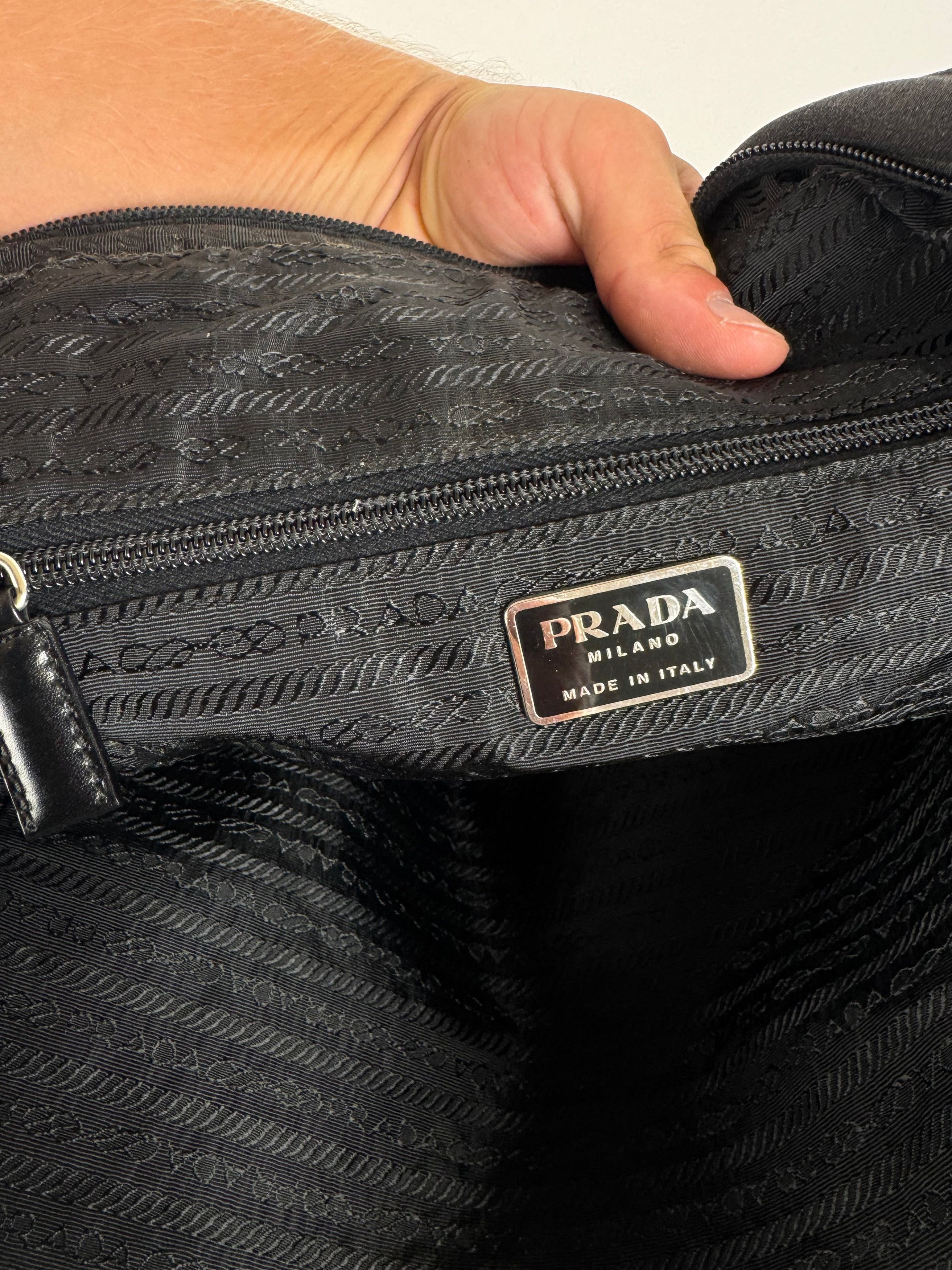 Prada Vintage Sport Canvas Bag Anthrazite Size ONE SIZE - 5 Thumbnail