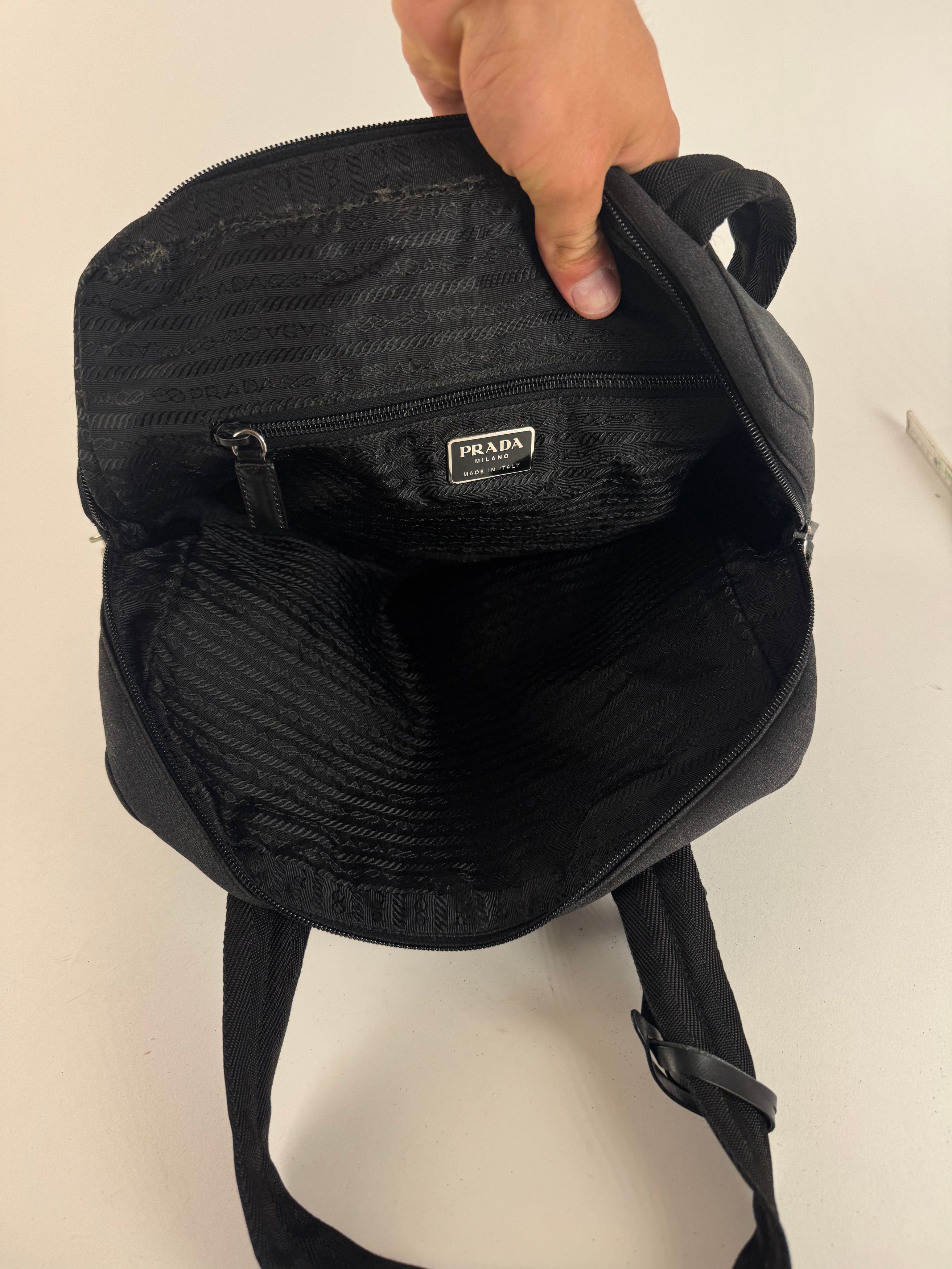 Prada Vintage Sport Canvas Bag Anthrazite Size ONE SIZE - 4 Thumbnail