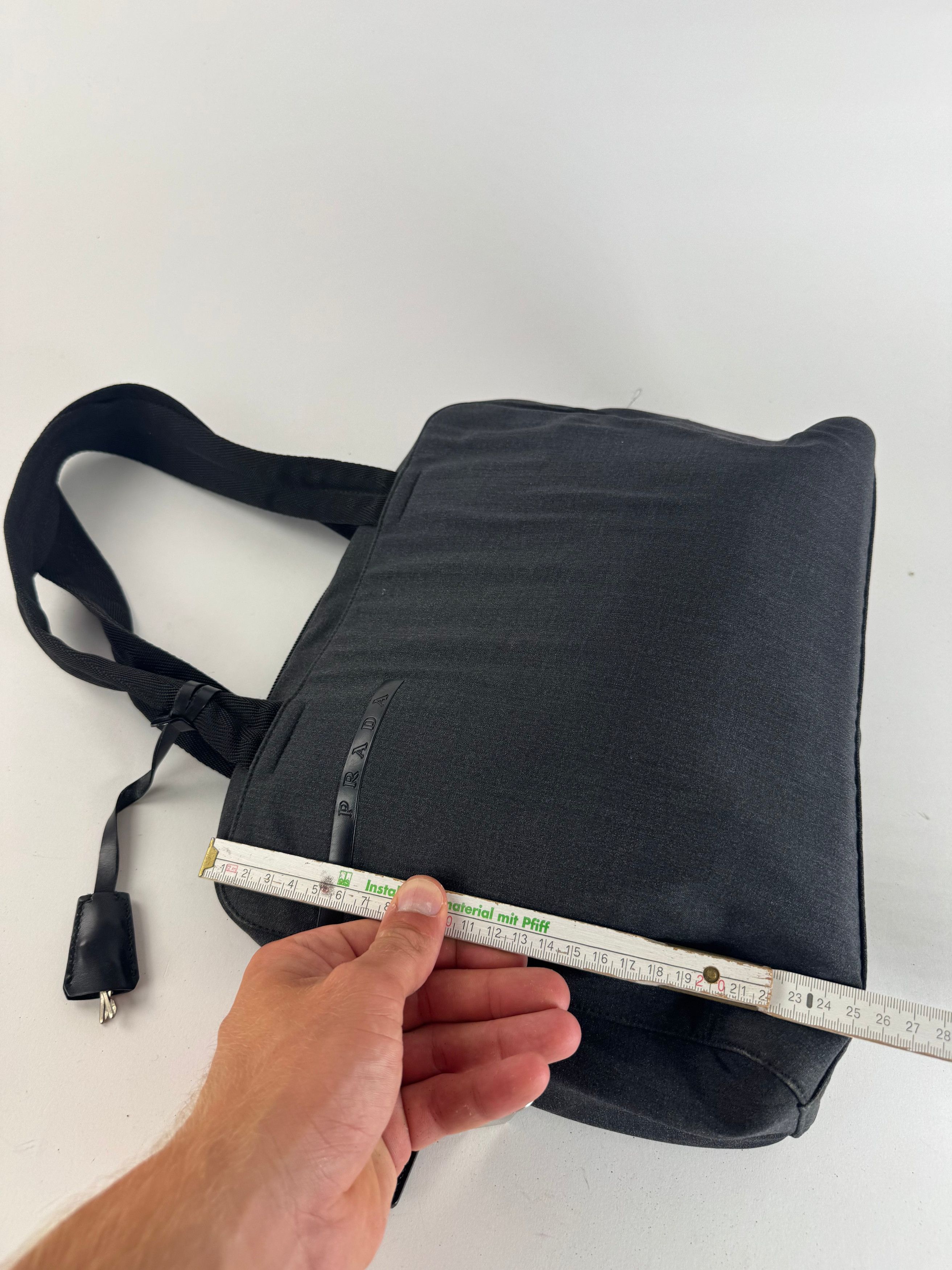 Prada Vintage Sport Canvas Bag Anthrazite Size ONE SIZE - 14 Thumbnail