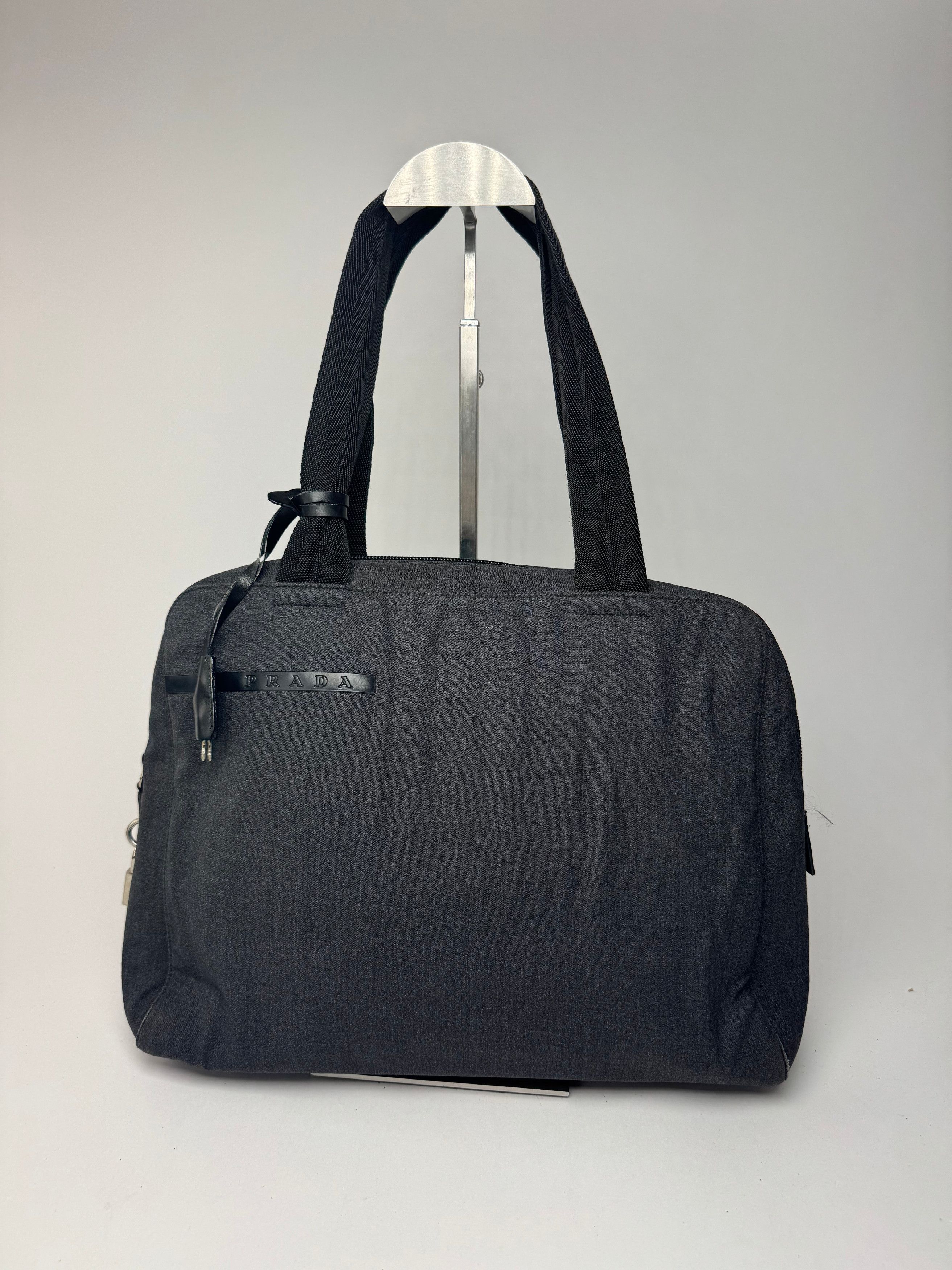 Prada Vintage Sport Canvas Bag Anthrazite Size ONE SIZE - 7 Thumbnail