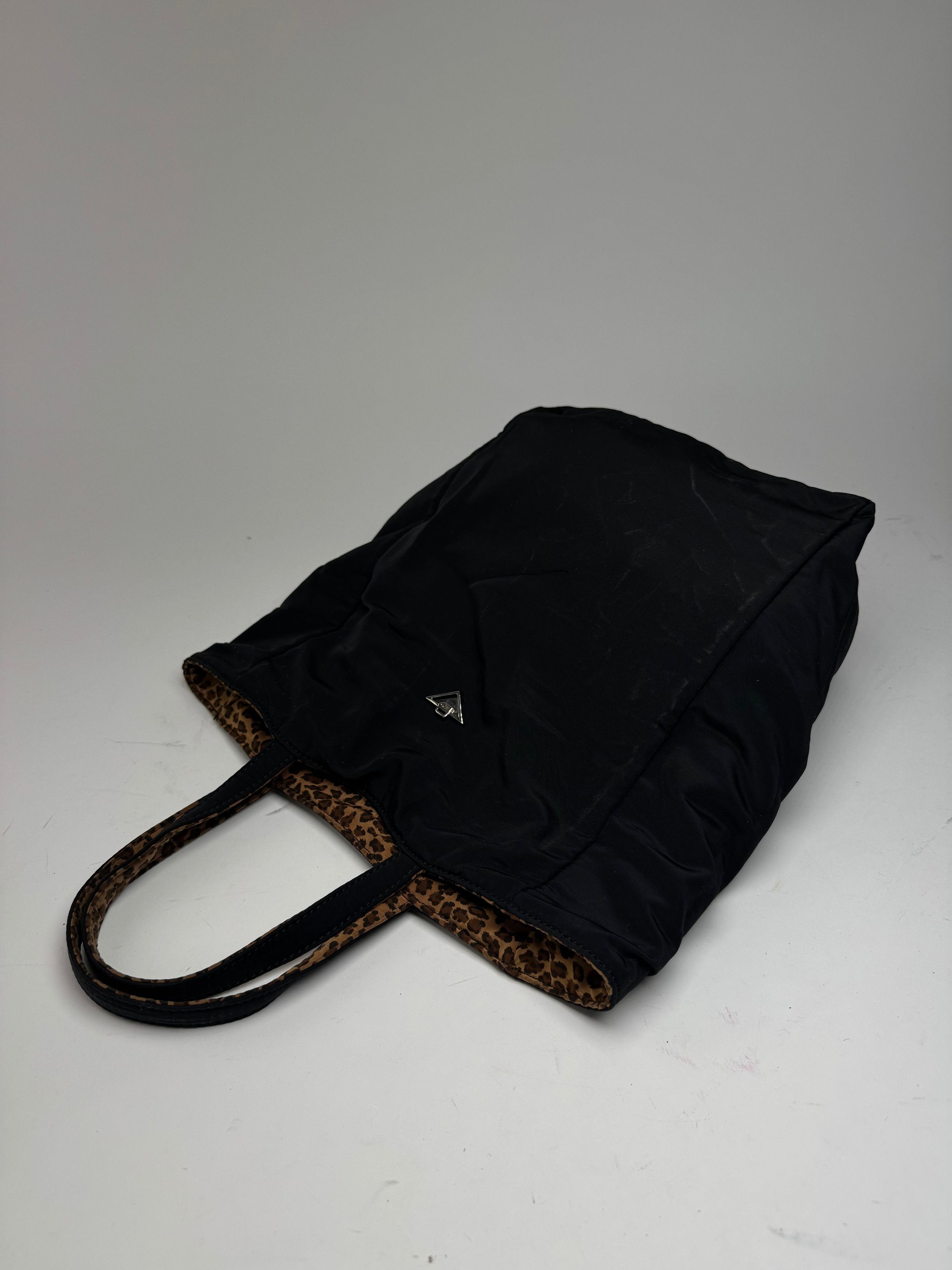 Bottega Veneta Vintage Reversible shopper black brown Leo Size ONE SIZE - 6 Thumbnail