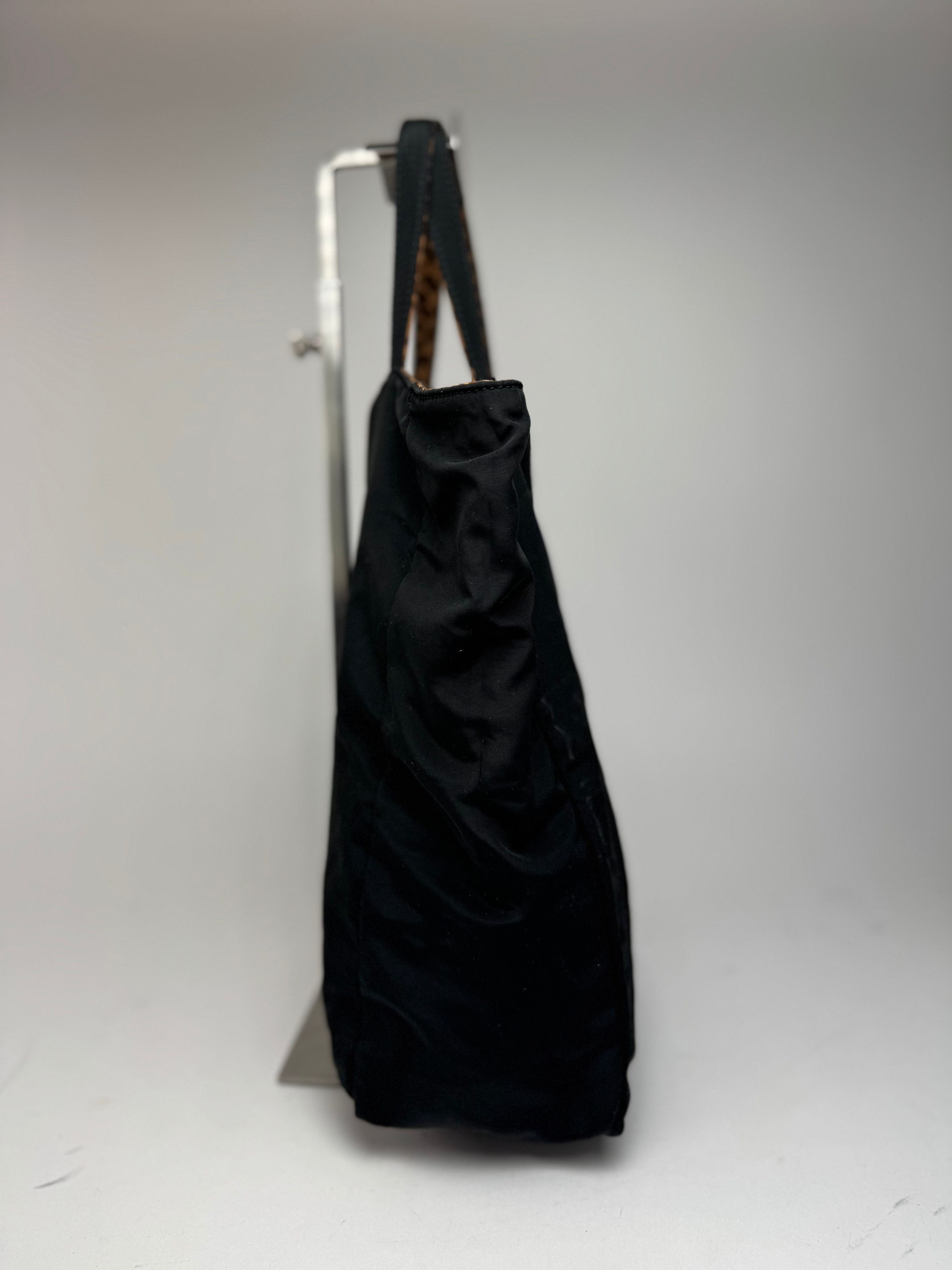 Bottega Veneta Vintage Reversible shopper black brown Leo Size ONE SIZE - 3 Thumbnail