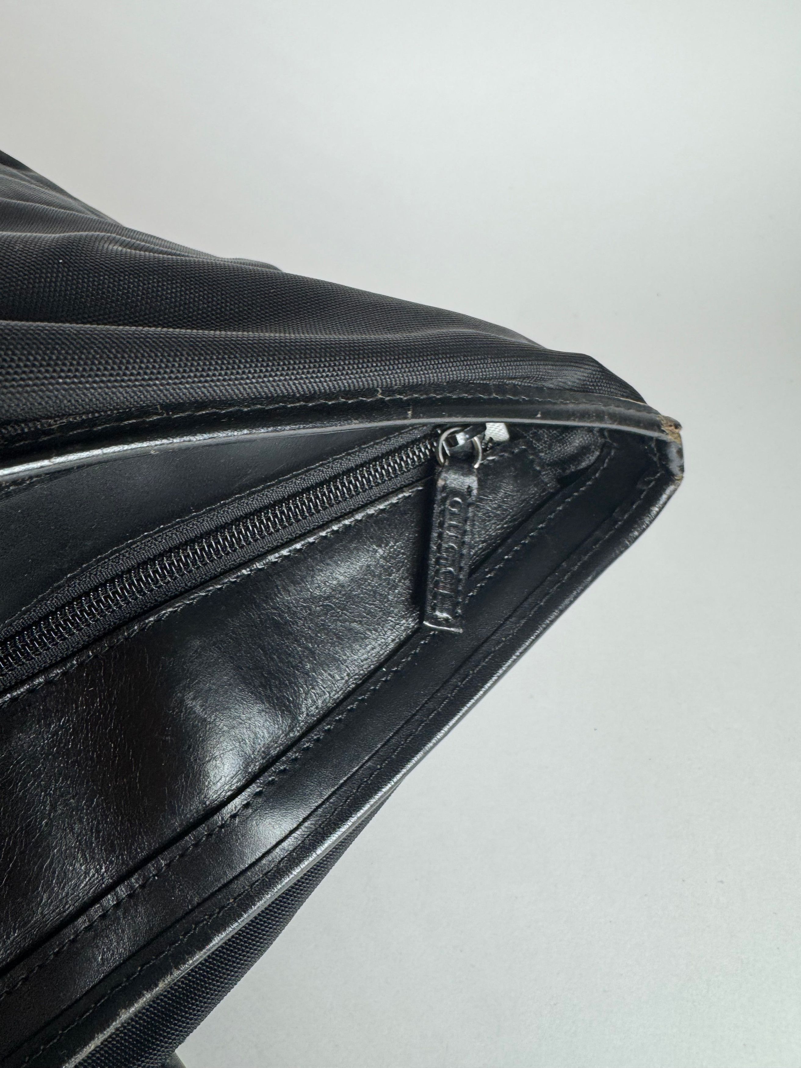 Gucci Vintage Leather cotton bag black Size ONE SIZE - 11 Thumbnail