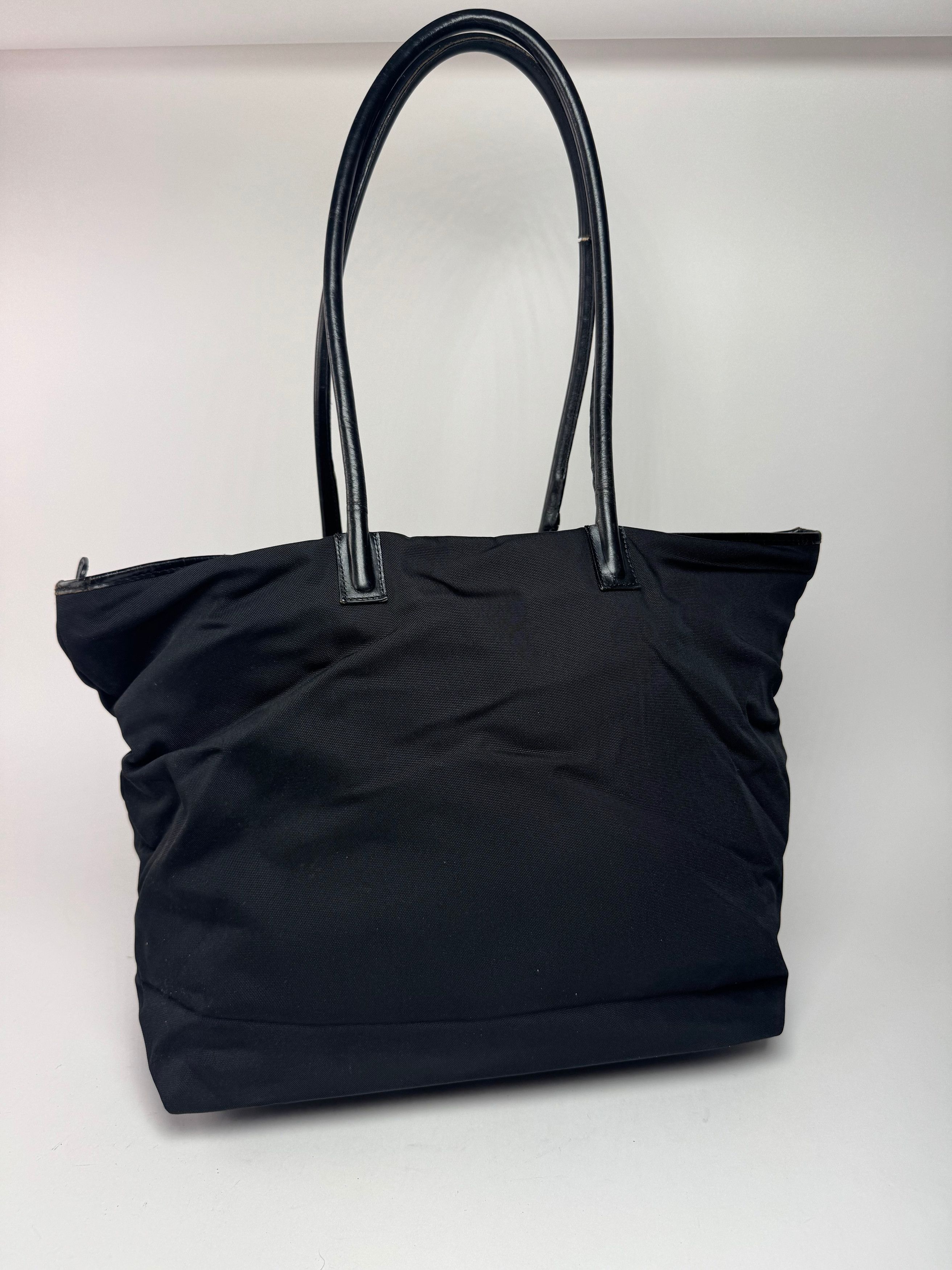 Gucci Vintage Leather cotton bag black Size ONE SIZE - 13 Thumbnail