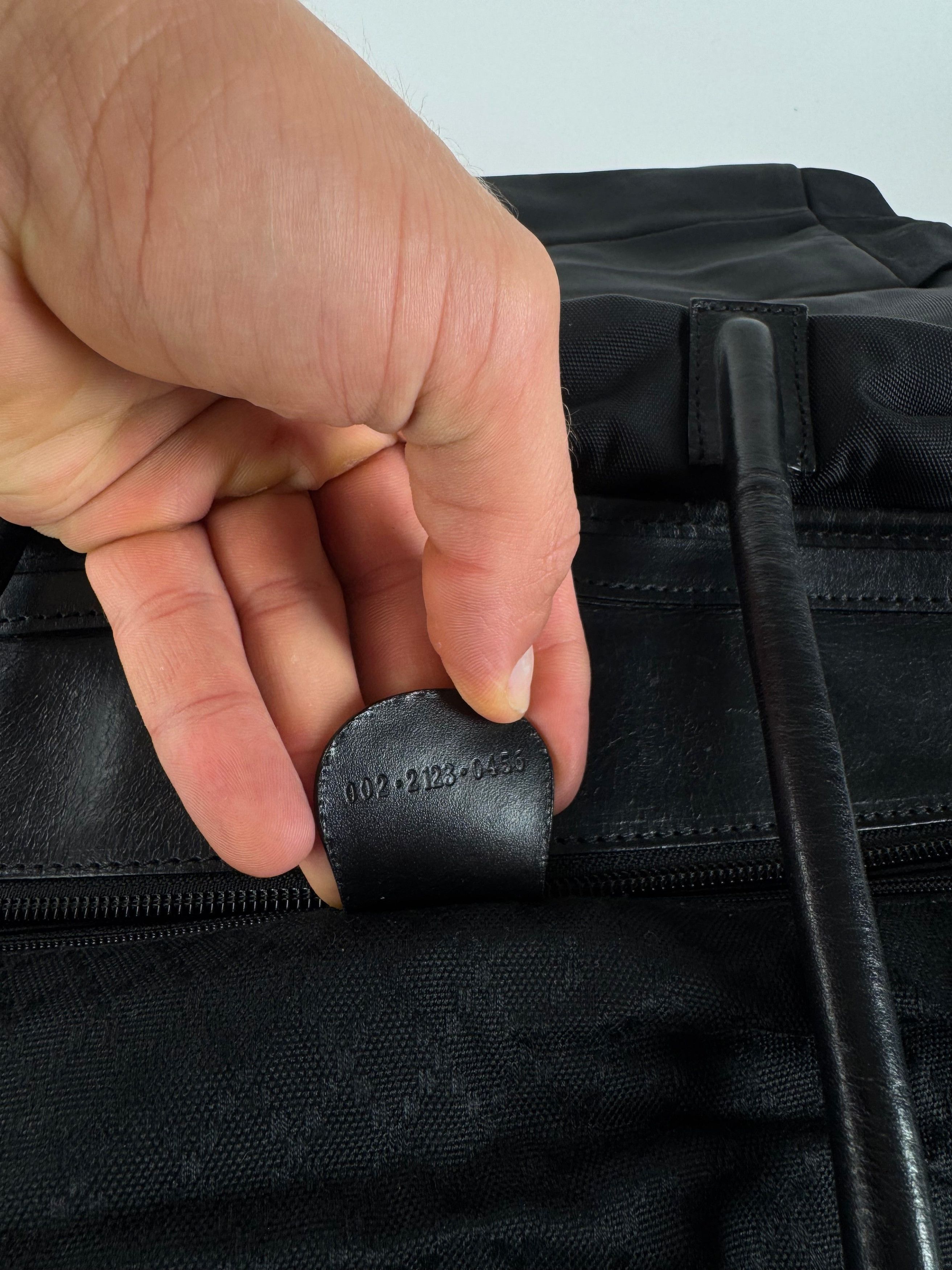 Gucci Vintage Leather cotton bag black Size ONE SIZE - 5 Thumbnail