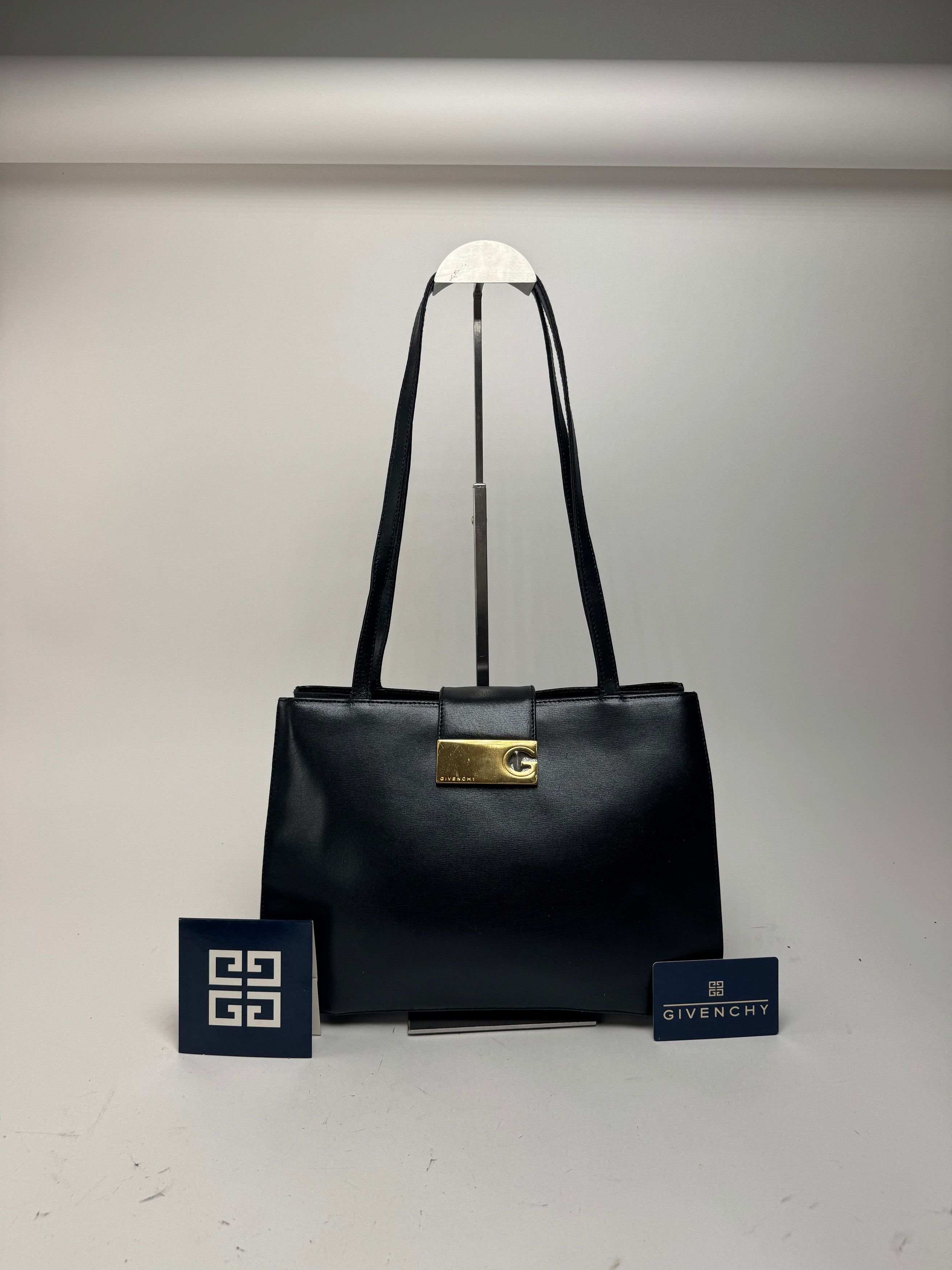 Givenchy Vintage Leather Bag Black Size ONE SIZE - 14 Thumbnail