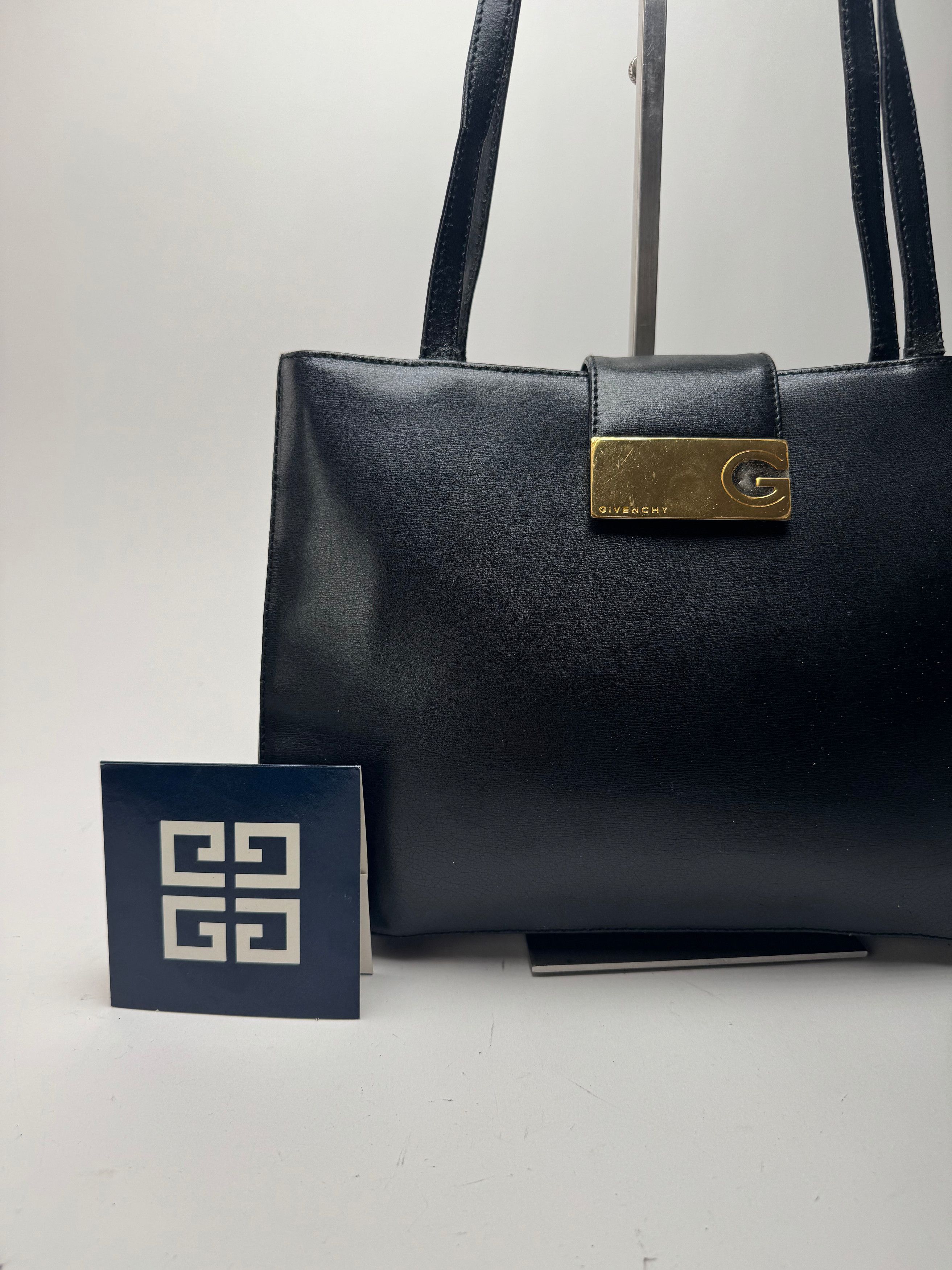 Givenchy Vintage Leather Bag Black Size ONE SIZE - 7 Thumbnail