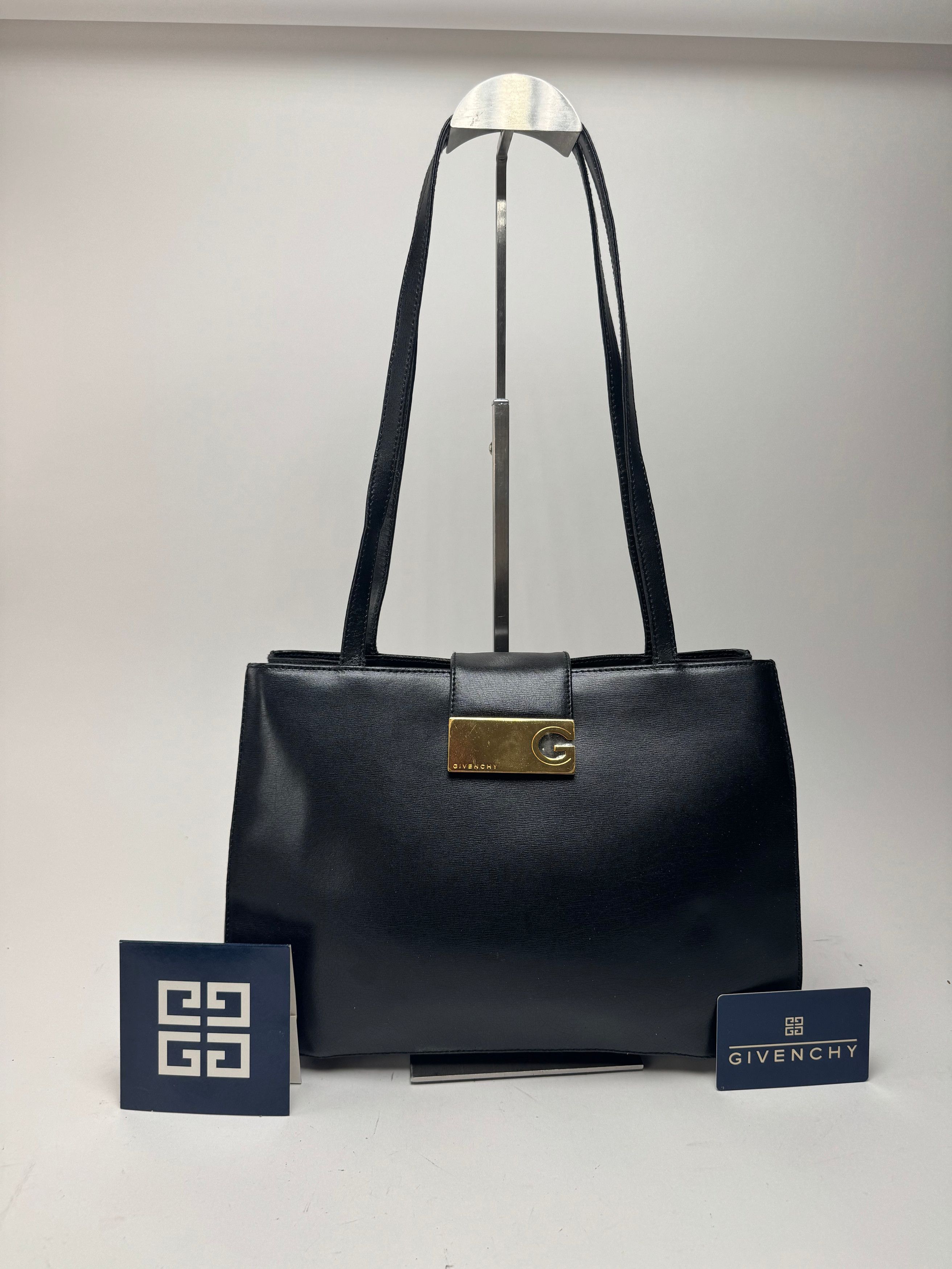 Givenchy Vintage Leather Bag Black Size ONE SIZE - 6 Thumbnail
