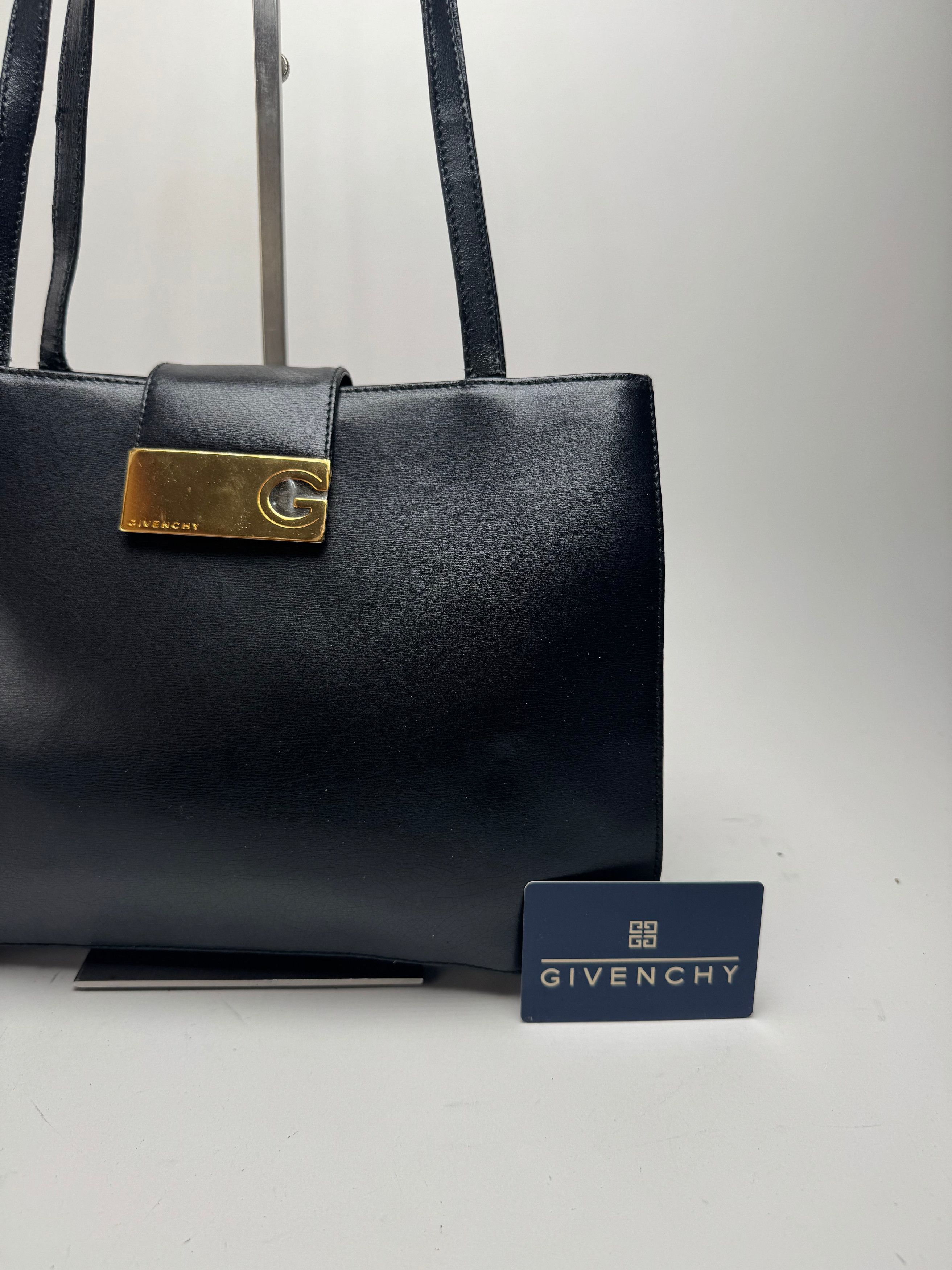 Givenchy Vintage Leather Bag Black Size ONE SIZE - 2 Thumbnail