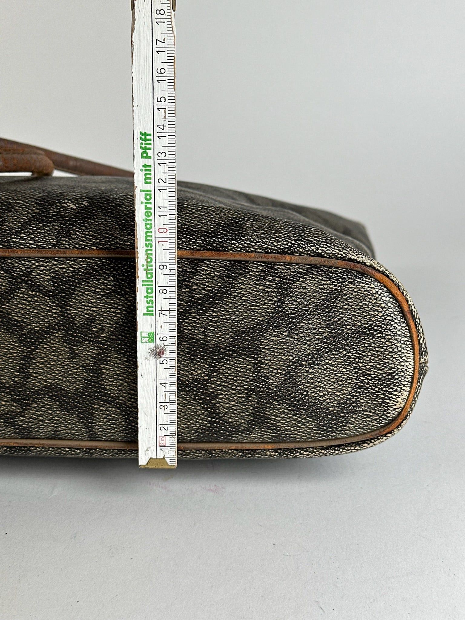 Other Vintage Yves Saint Laurent leather bag brown grey brown Size ONE SIZE - 7 Thumbnail