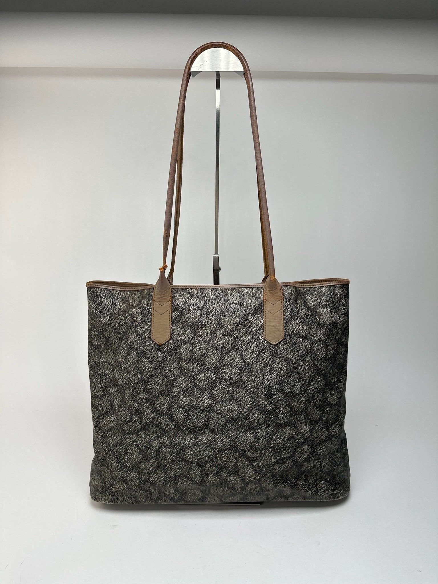 Other Vintage Yves Saint Laurent leather bag brown grey brown Size ONE SIZE - 2 Thumbnail
