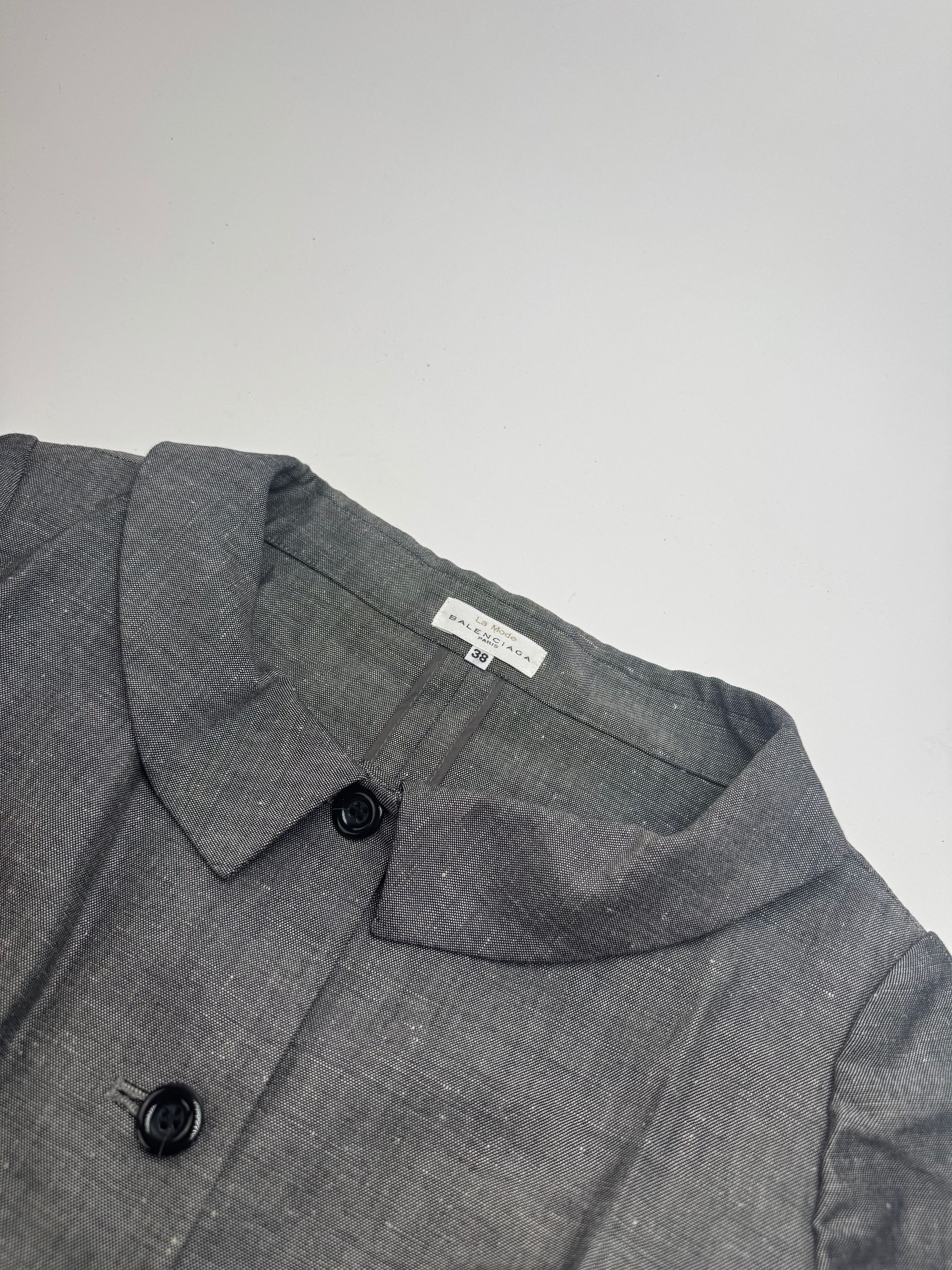 Balenciaga Vintage Short coat Grey M Size M / US 6-8 / IT 42-44 - 5 Thumbnail