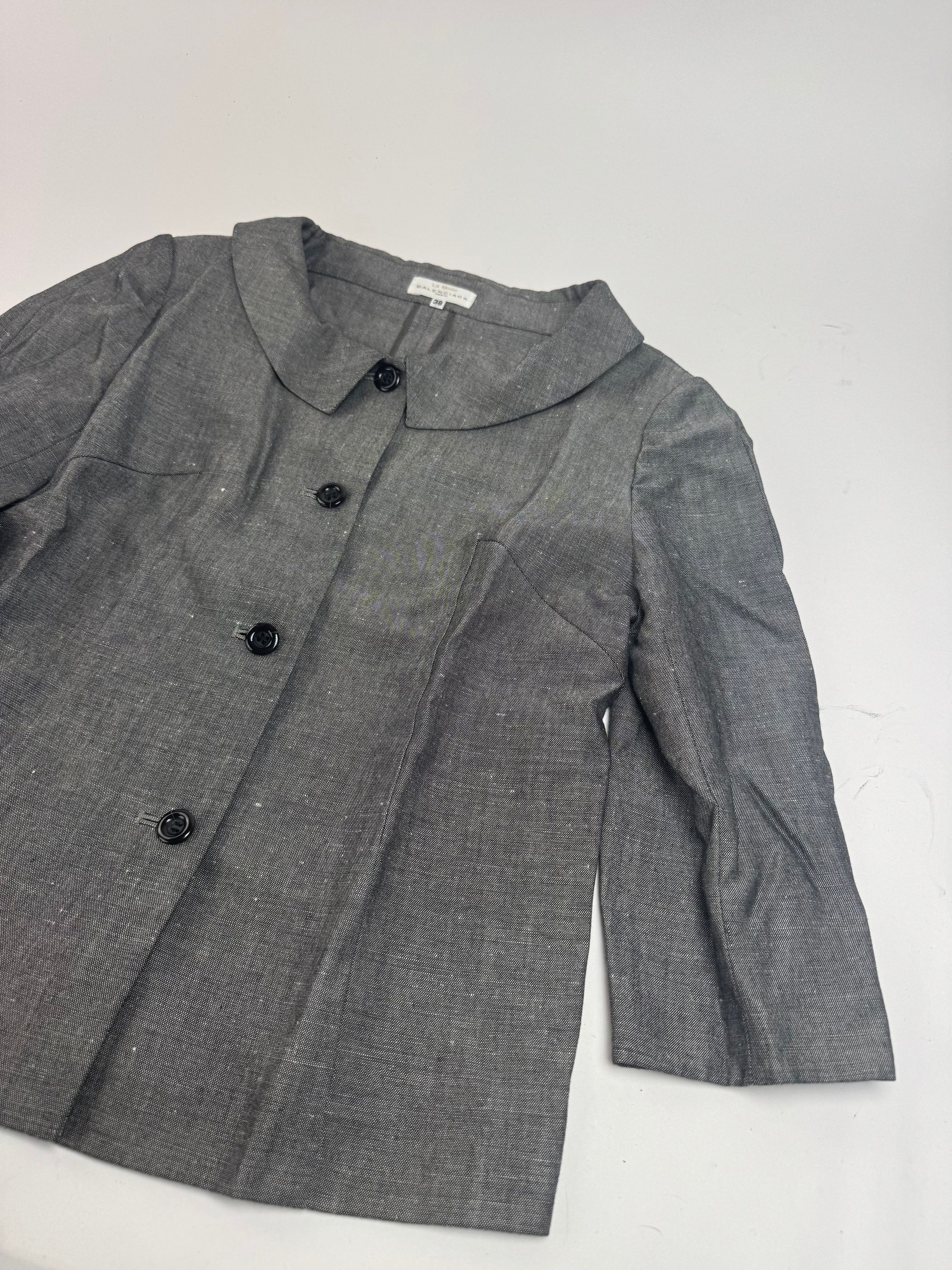Balenciaga Vintage Short coat Grey M Size M / US 6-8 / IT 42-44 - 6 Thumbnail
