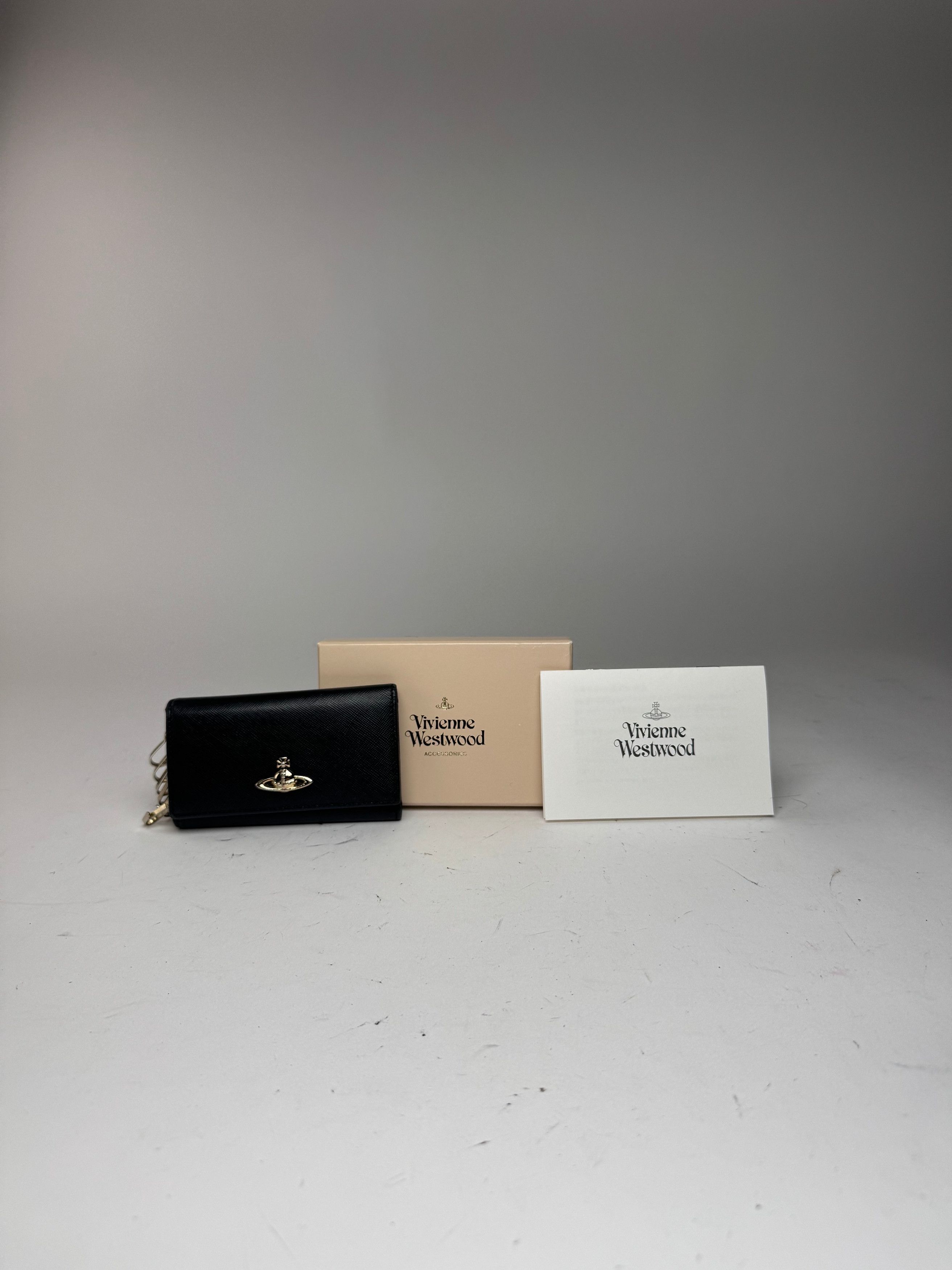 Vivienne Westwood Vintage Leather Key Holder Black Size ONE SIZE - 14 Thumbnail