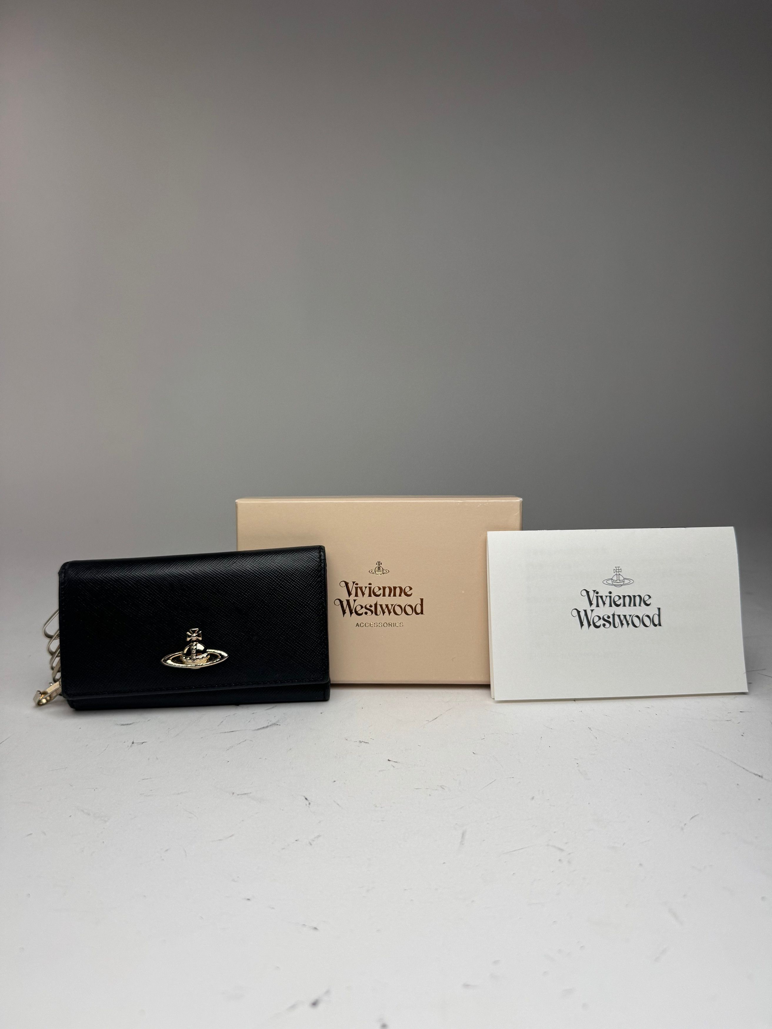 Vivienne Westwood Vintage Leather Key Holder Black Size ONE SIZE - 2 Thumbnail