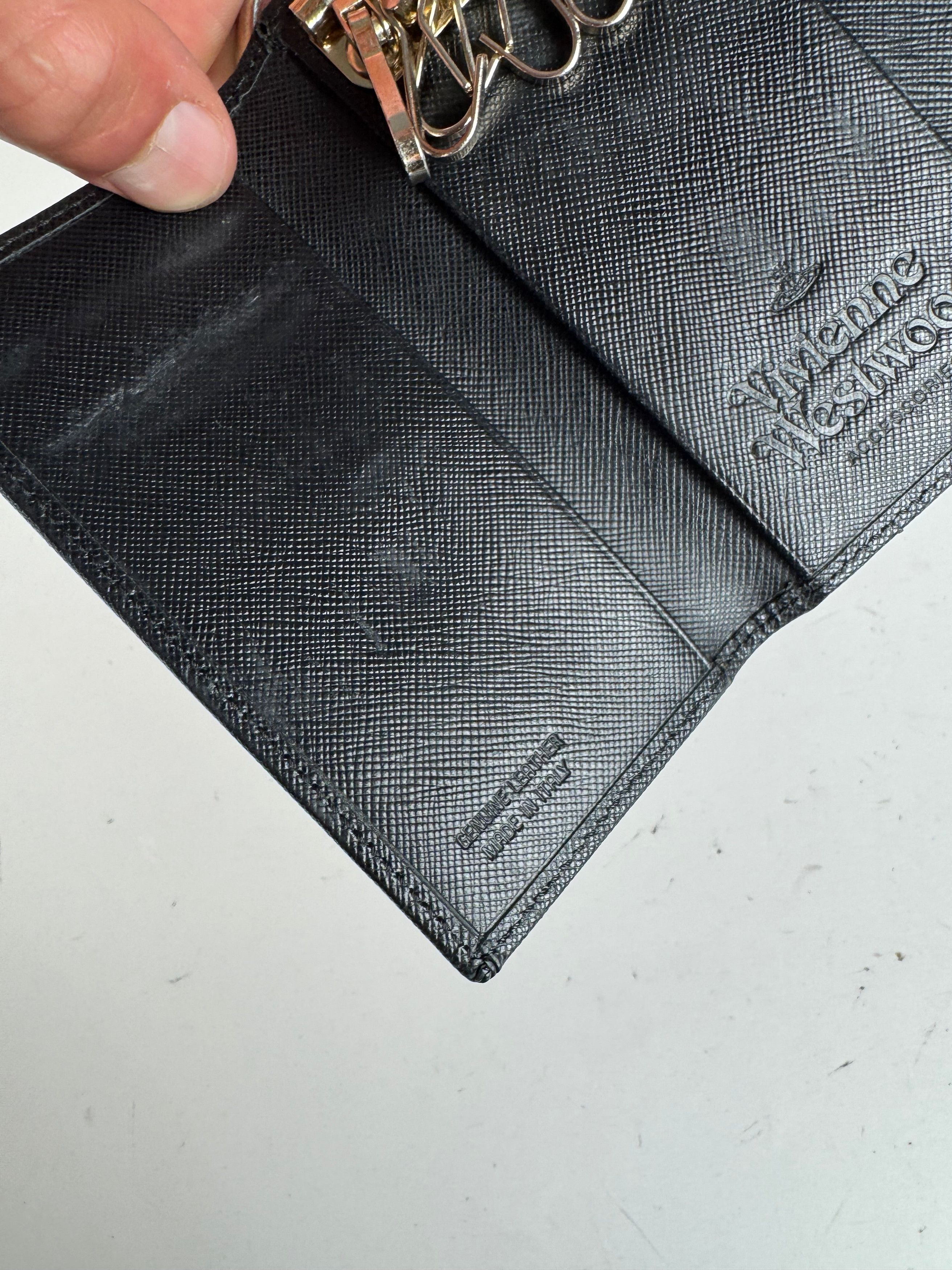 Vivienne Westwood Vintage Leather Key Holder Black Size ONE SIZE - 9 Thumbnail