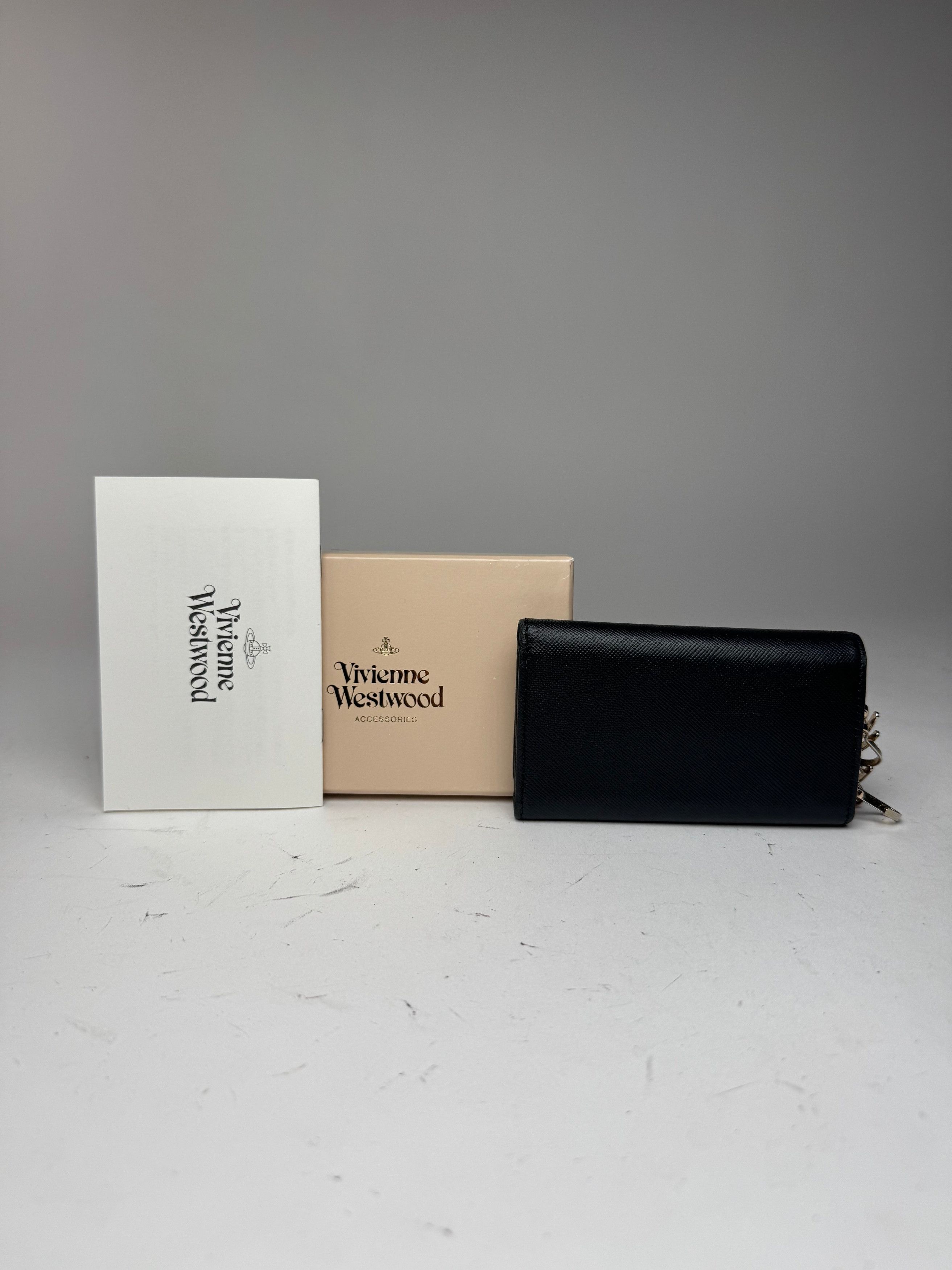 Vivienne Westwood Vintage Leather Key Holder Black Size ONE SIZE - 3 Thumbnail