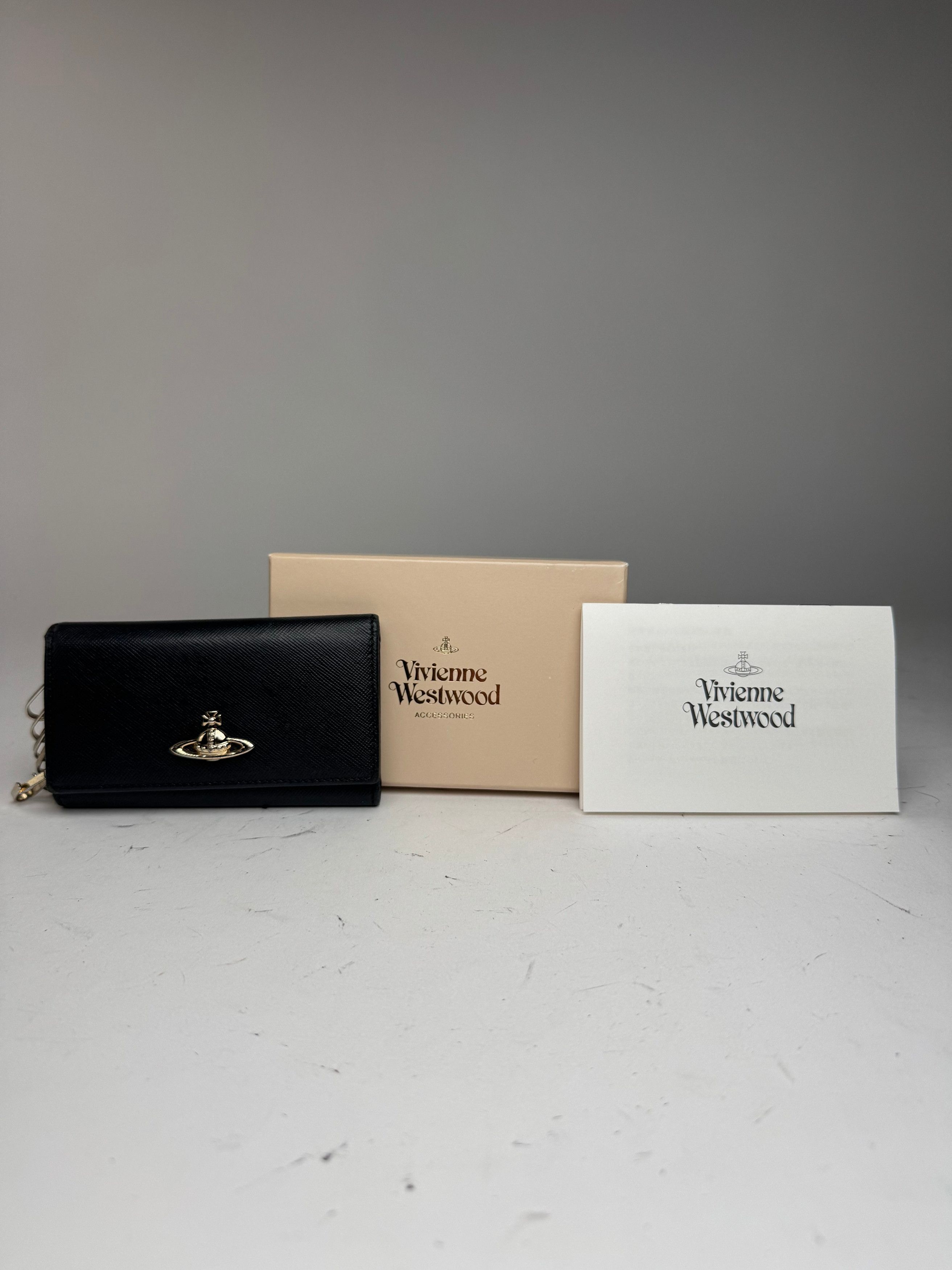 Vivienne Westwood Vintage Leather Key Holder Black Size ONE SIZE - 10 Thumbnail