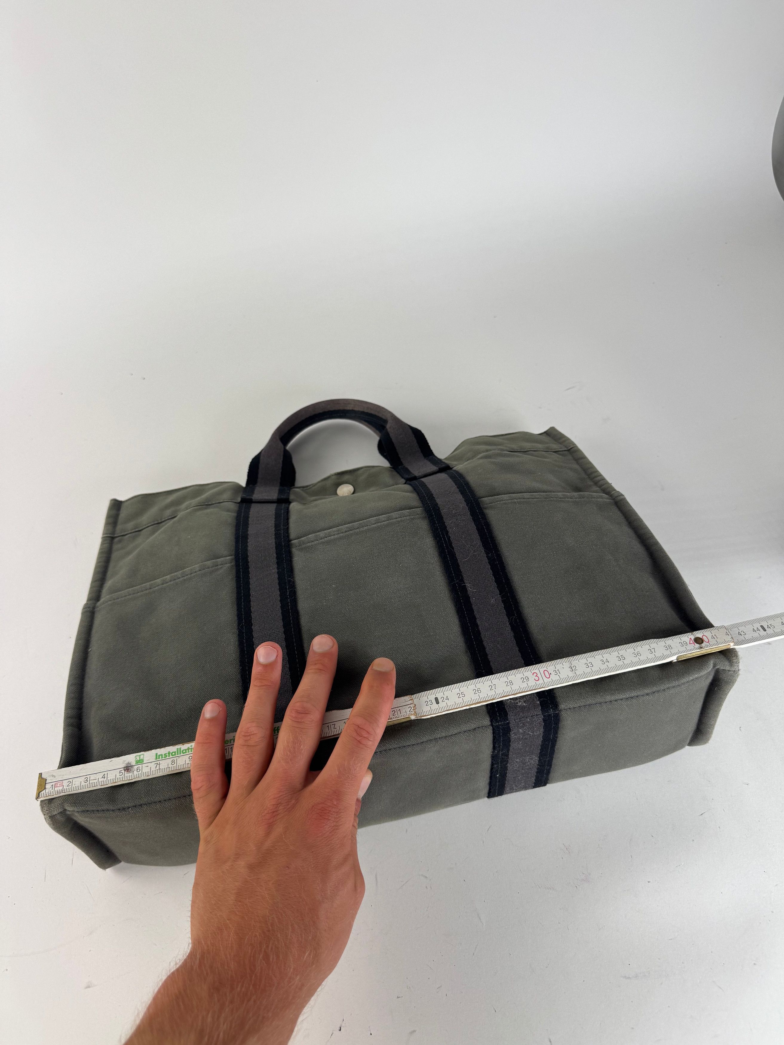 Other Vintage Hermes Shopper Bag Grey Size ONE SIZE - 12 Thumbnail