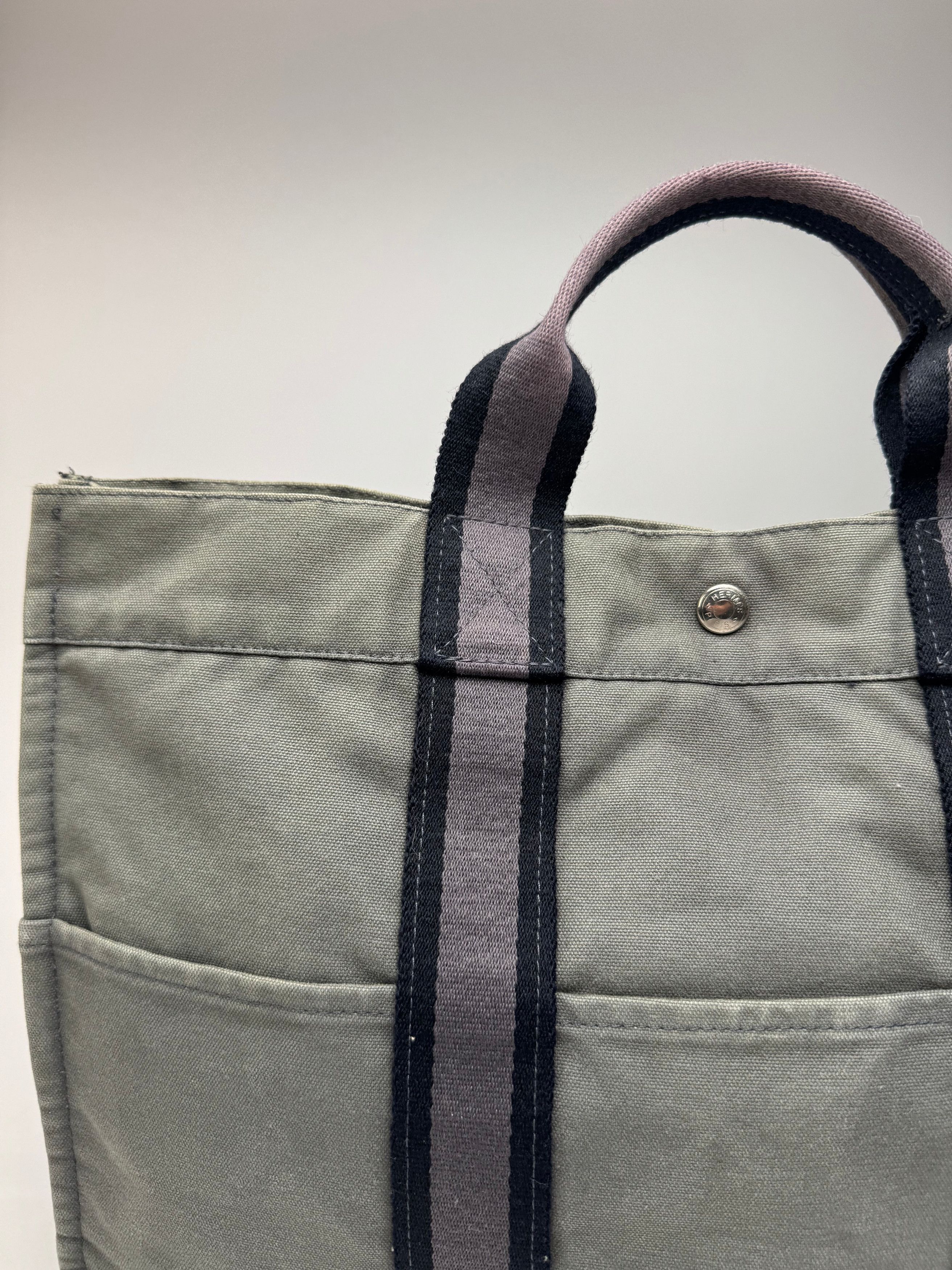 Other Vintage Hermes Shopper Bag Grey Size ONE SIZE - 8 Thumbnail