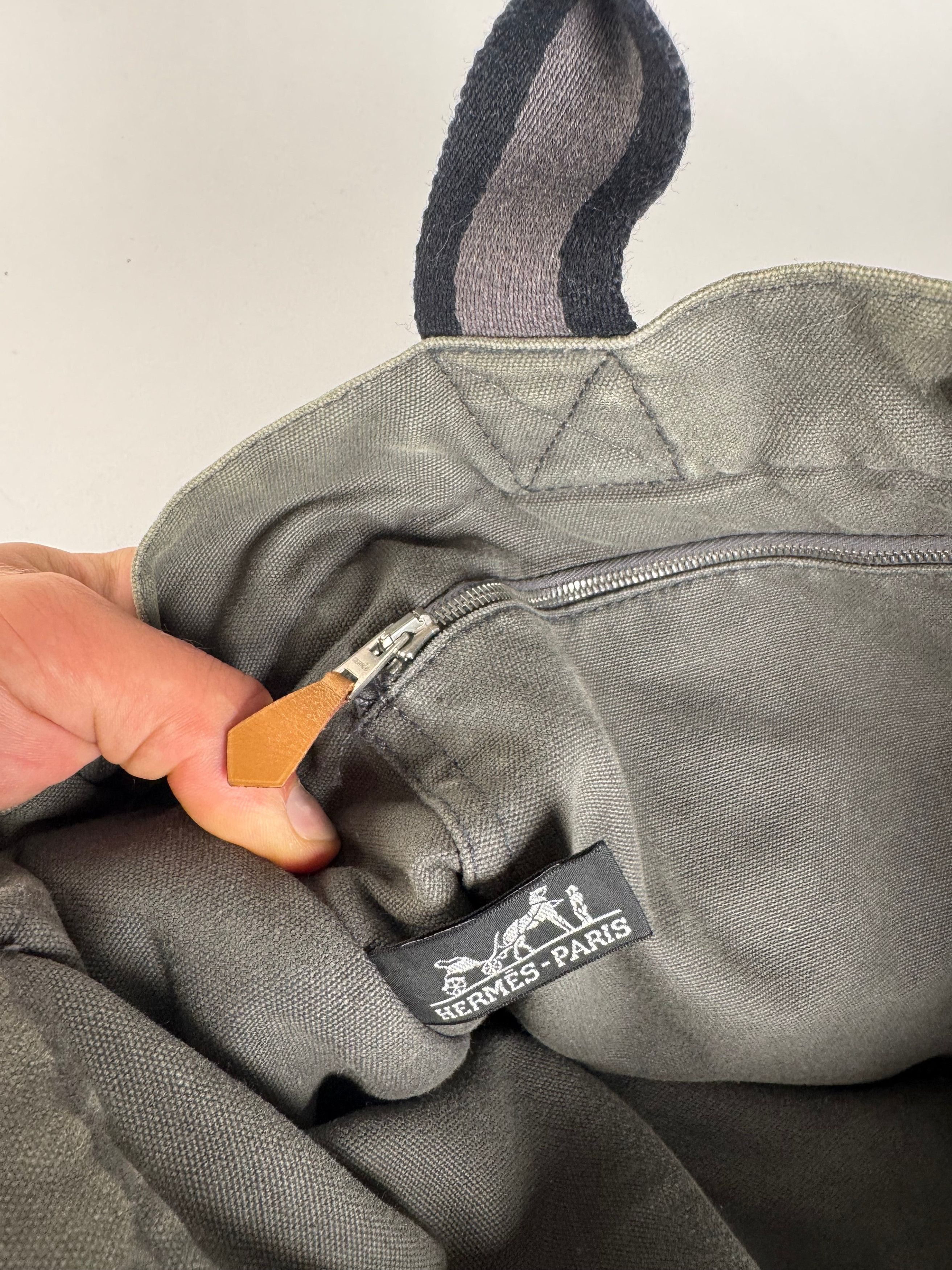 Other Vintage Hermes Shopper Bag Grey Size ONE SIZE - 5 Thumbnail