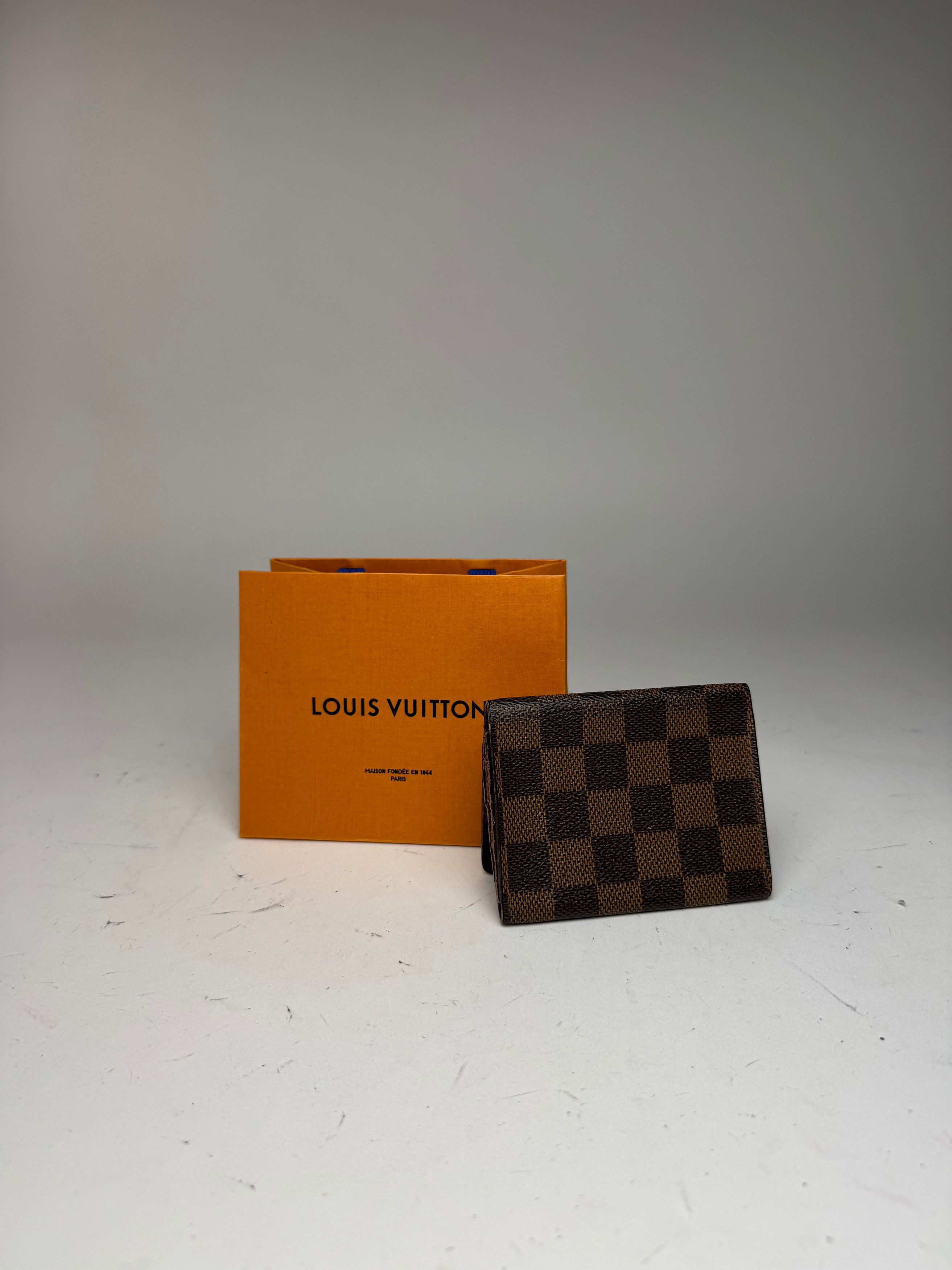 Louis Vuitton Vintage Gucci Damier Monogramm Leather Card Holder Brown Size ONE SIZE - 14 Thumbnail