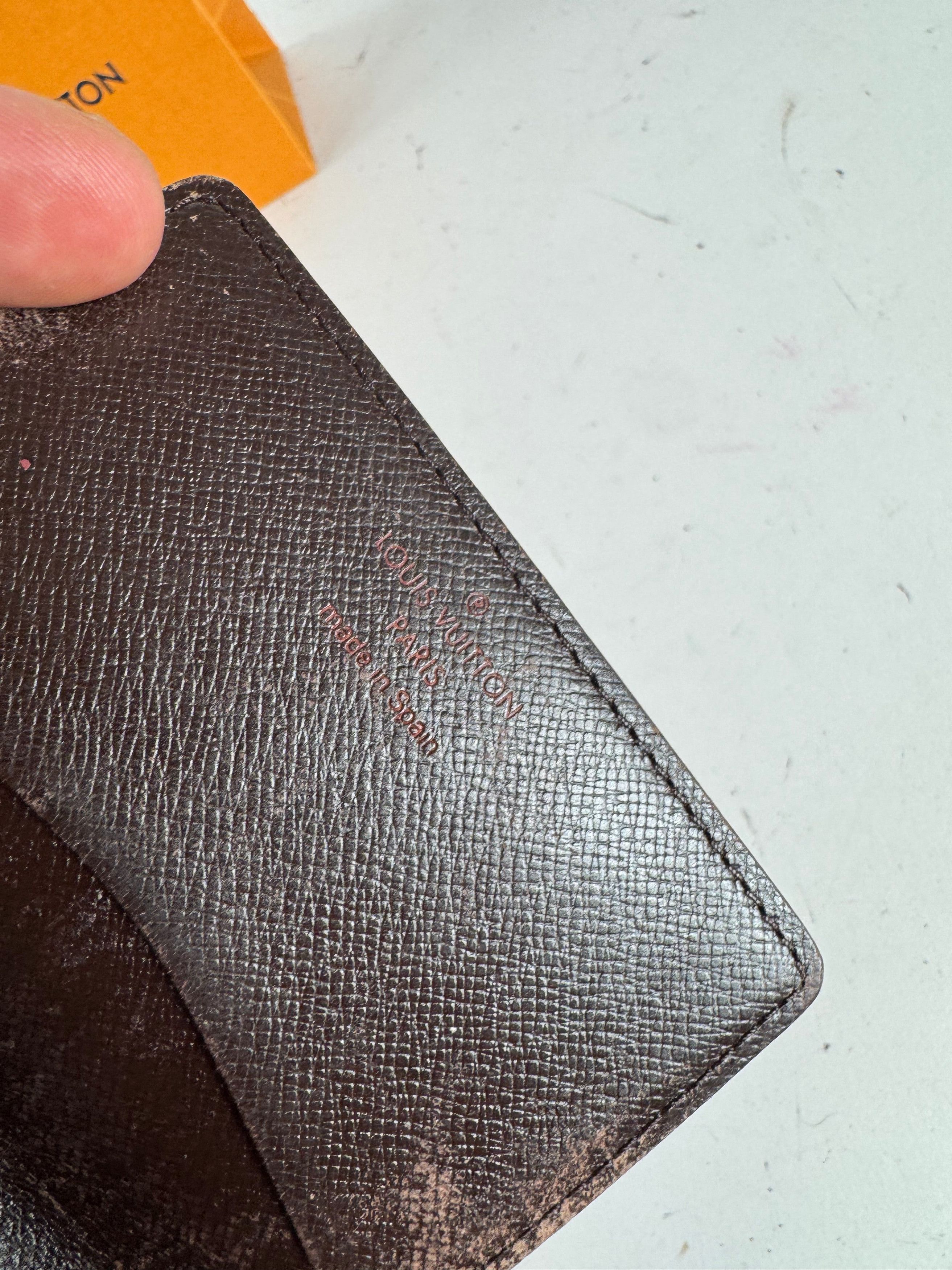 Louis Vuitton Vintage Gucci Damier Monogramm Leather Card Holder Brown Size ONE SIZE - 6 Thumbnail