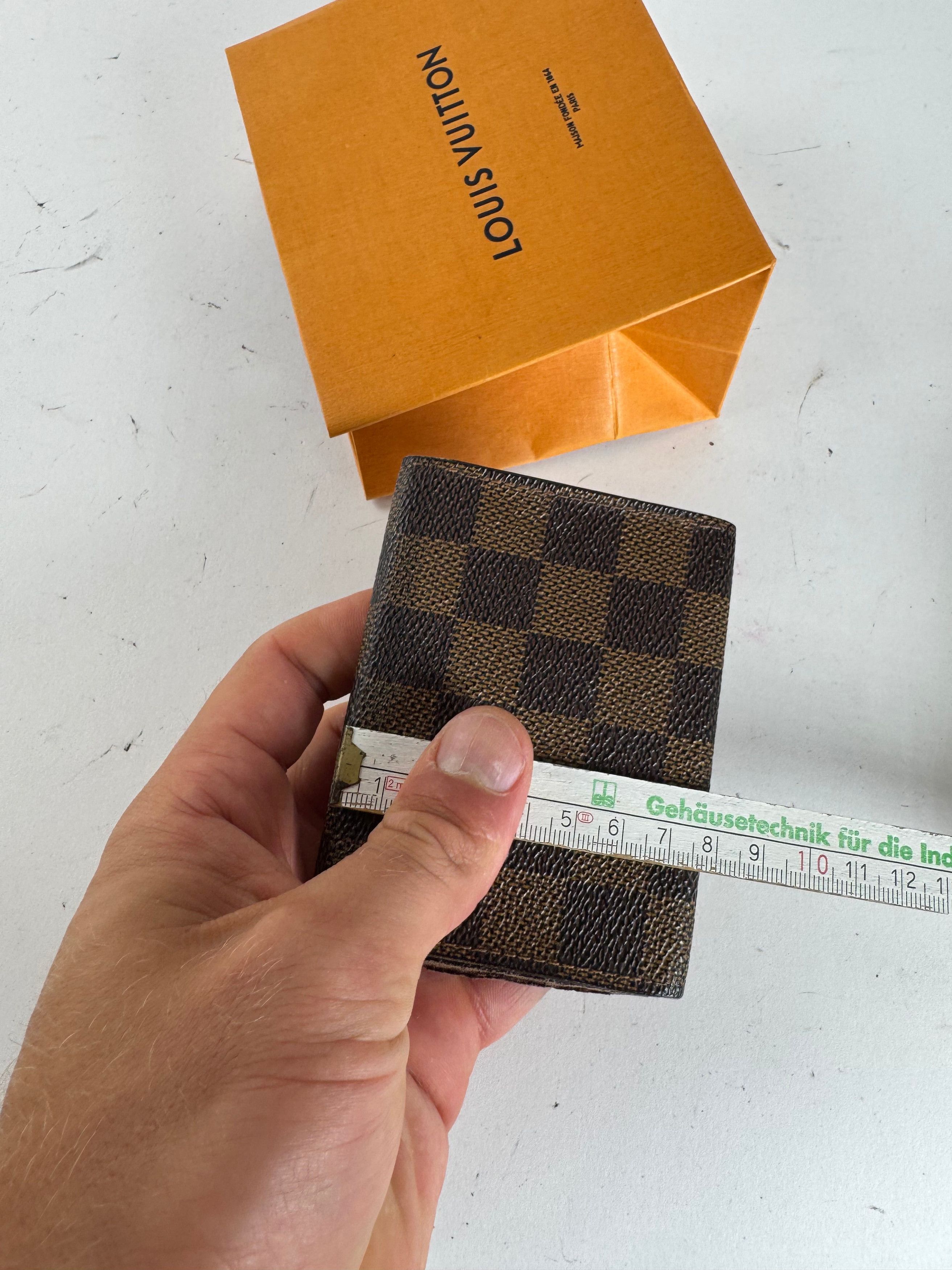 Louis Vuitton Vintage Gucci Damier Monogramm Leather Card Holder Brown Size ONE SIZE - 12 Thumbnail
