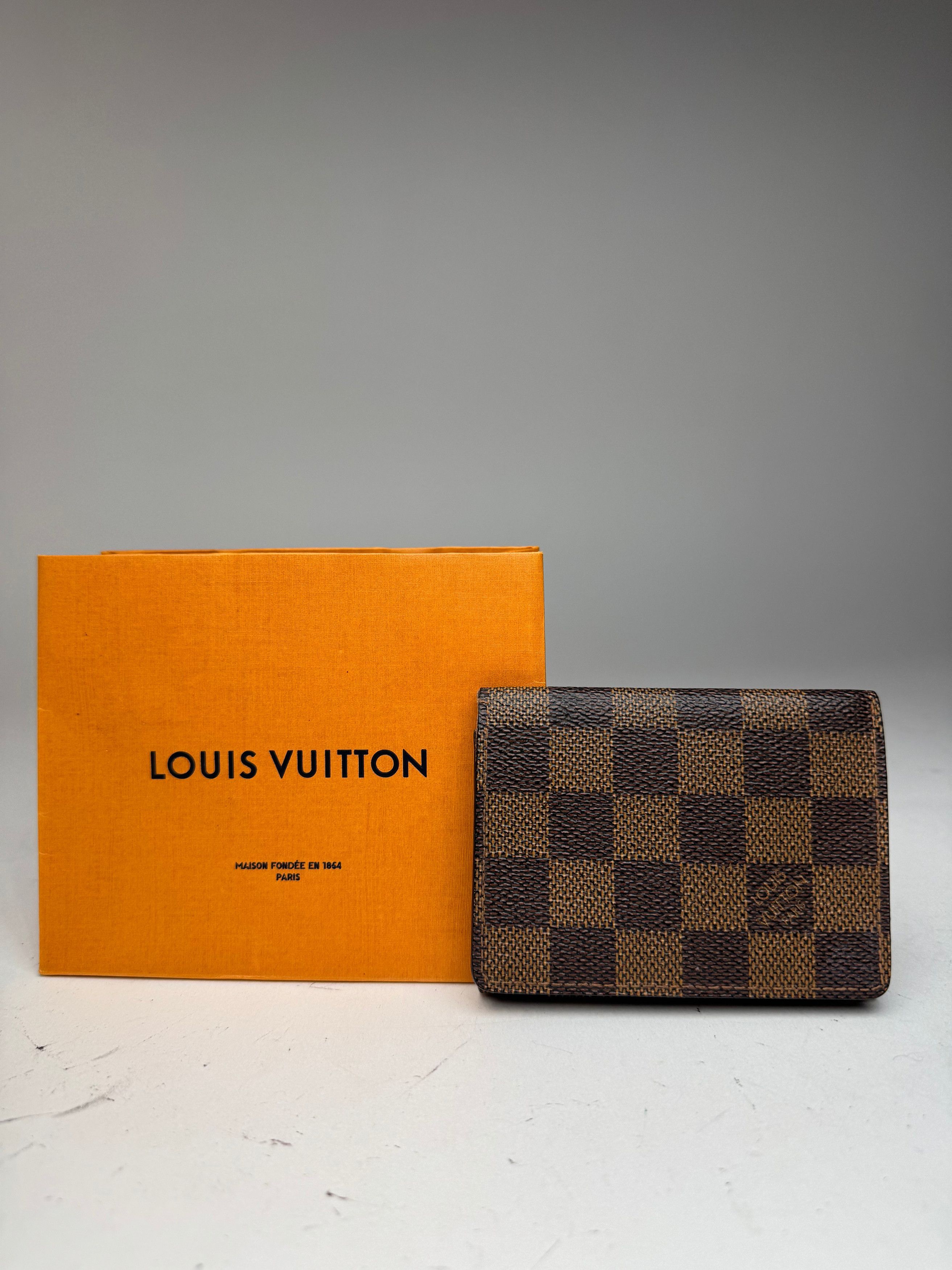Louis Vuitton Vintage Gucci Damier Monogramm Leather Card Holder Brown Size ONE SIZE - 13 Thumbnail