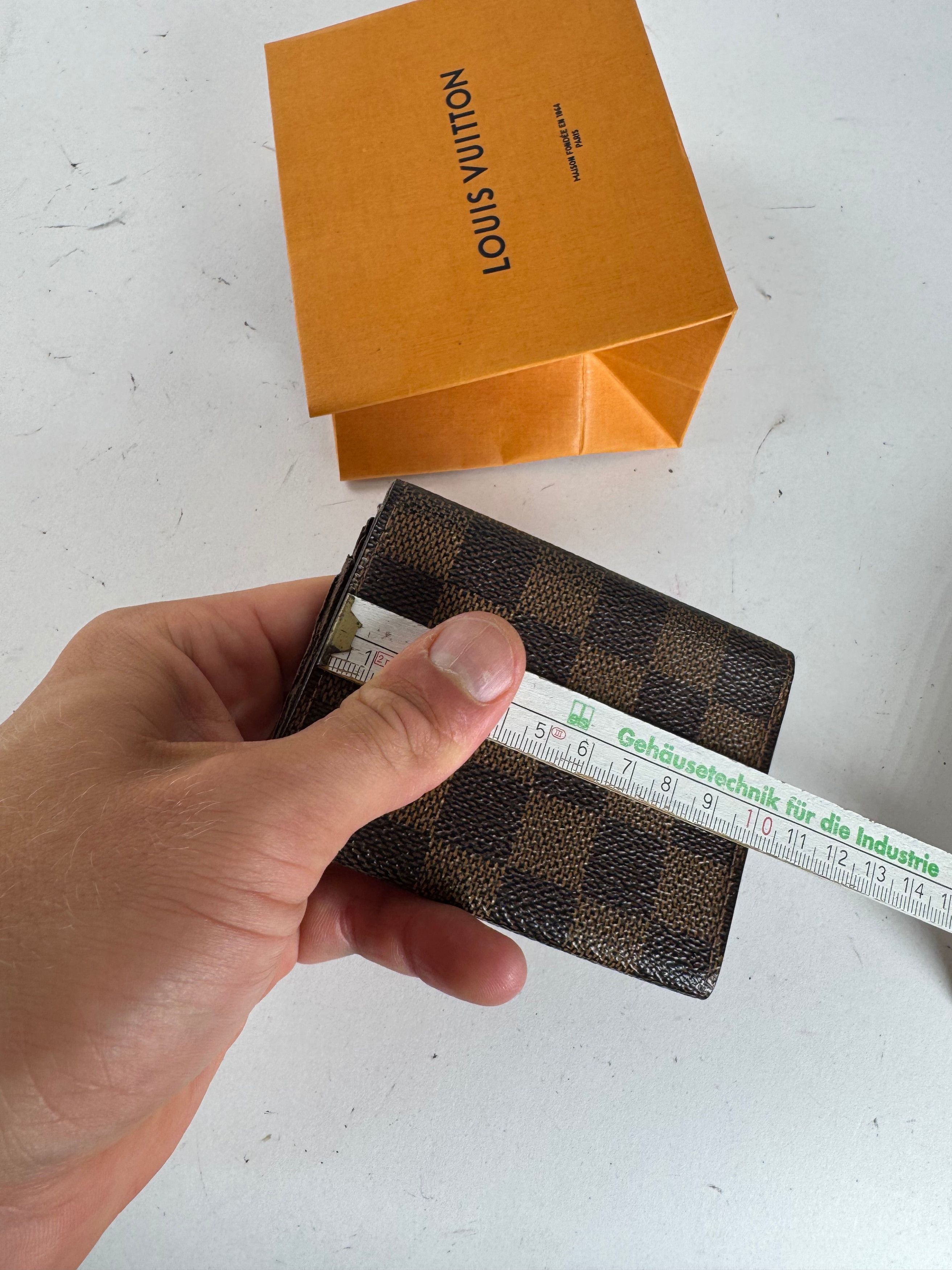 Louis Vuitton Vintage Gucci Damier Monogramm Leather Card Holder Brown Size ONE SIZE - 11 Thumbnail