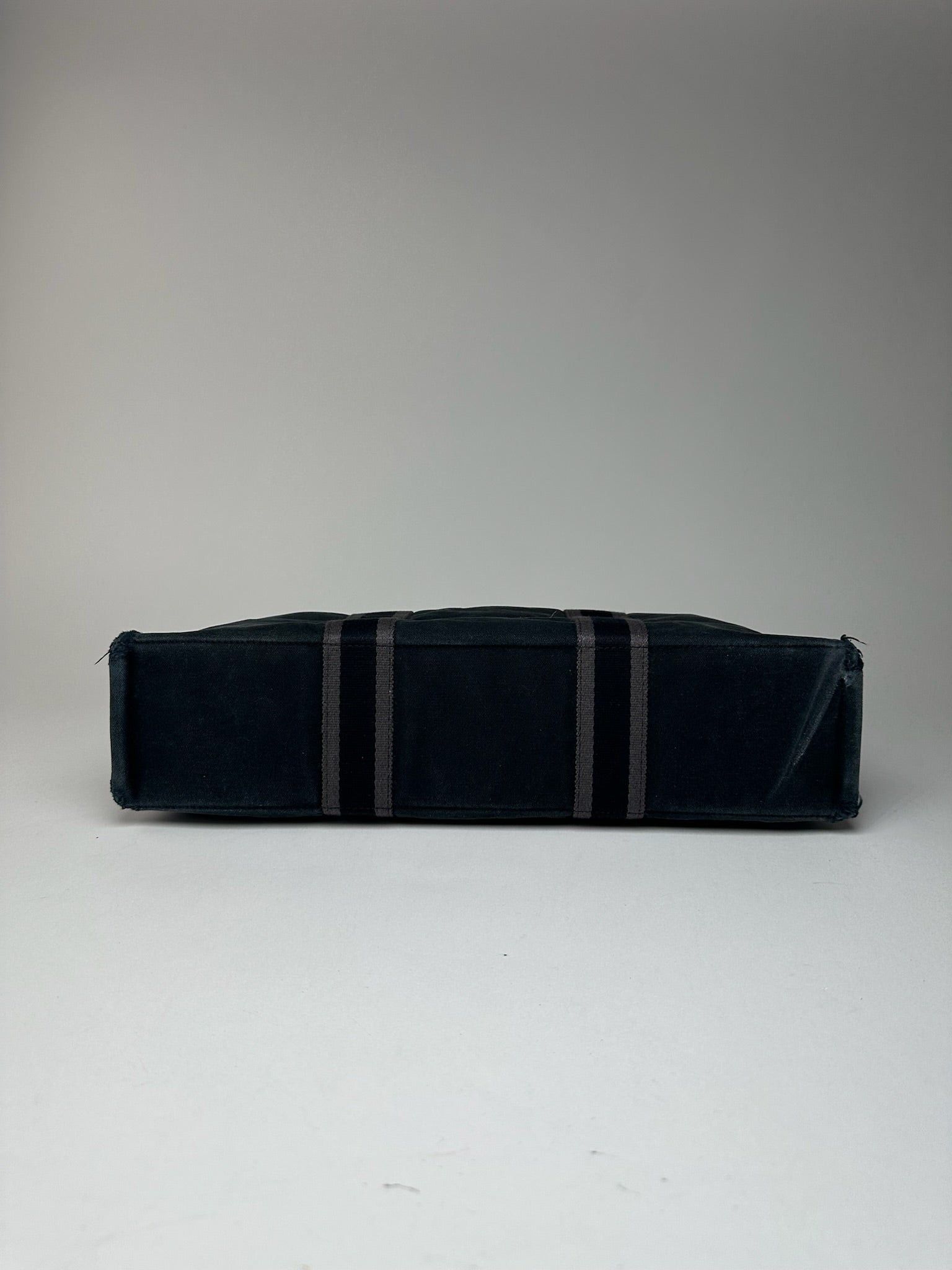 Other Vintage Hermes Cotton Shopper Bag Black Size ONE SIZE - 6 Thumbnail