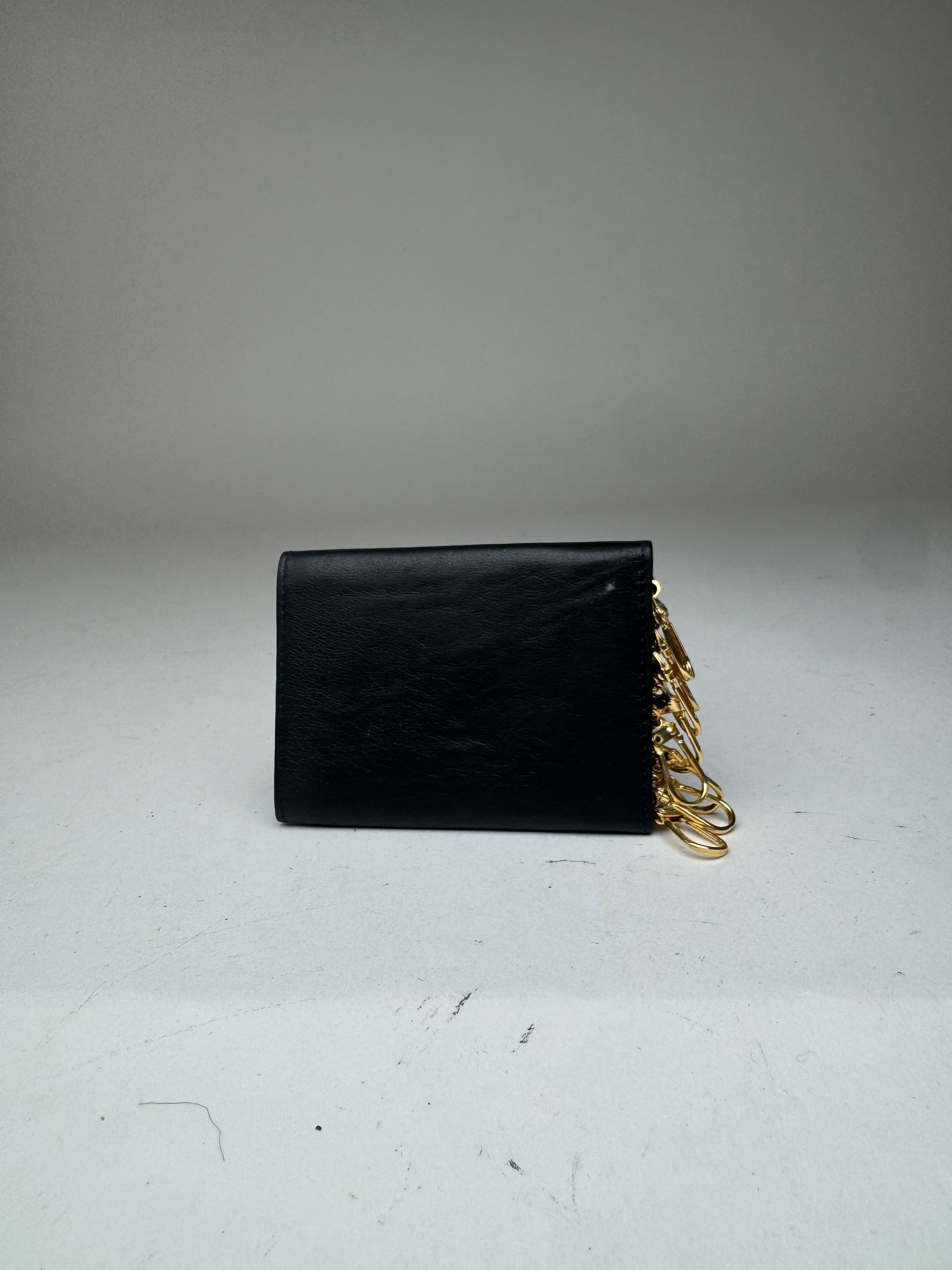 Dior Vintage Leather Key Holder black Size ONE SIZE - 2 Thumbnail
