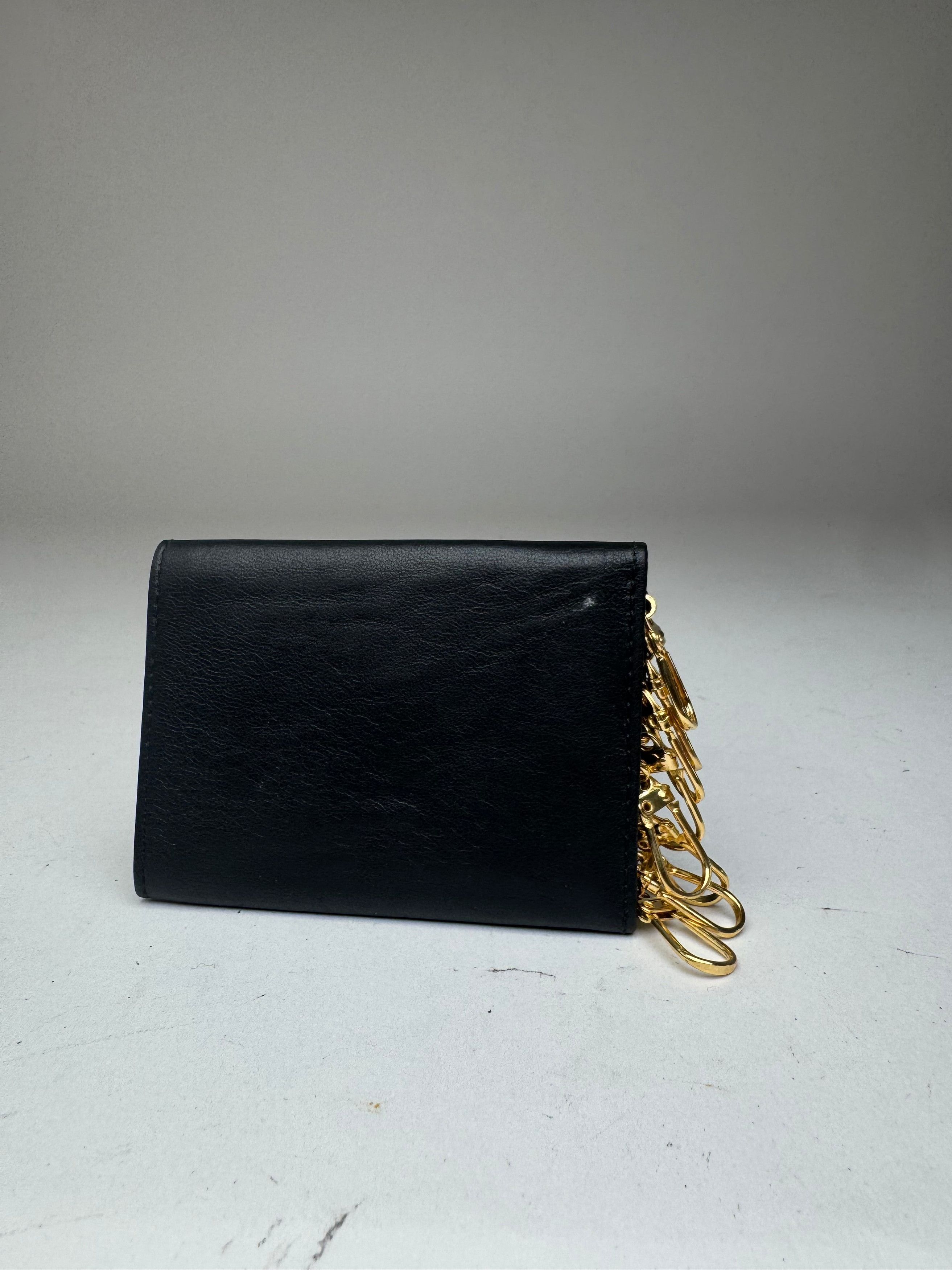 Dior Vintage Leather Key Holder black Size ONE SIZE - 14 Thumbnail