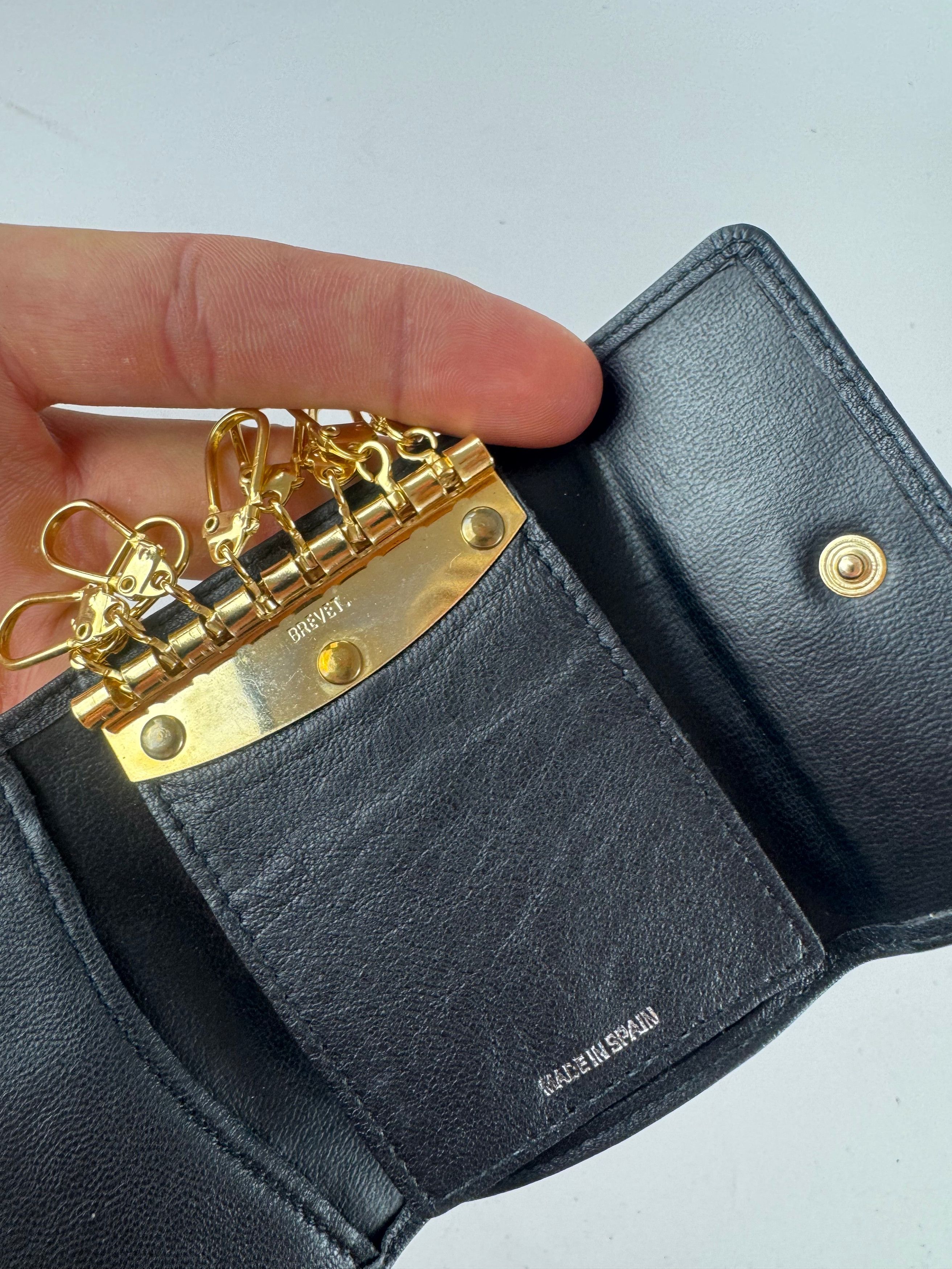Dior Vintage Leather Key Holder black Size ONE SIZE - 8 Thumbnail