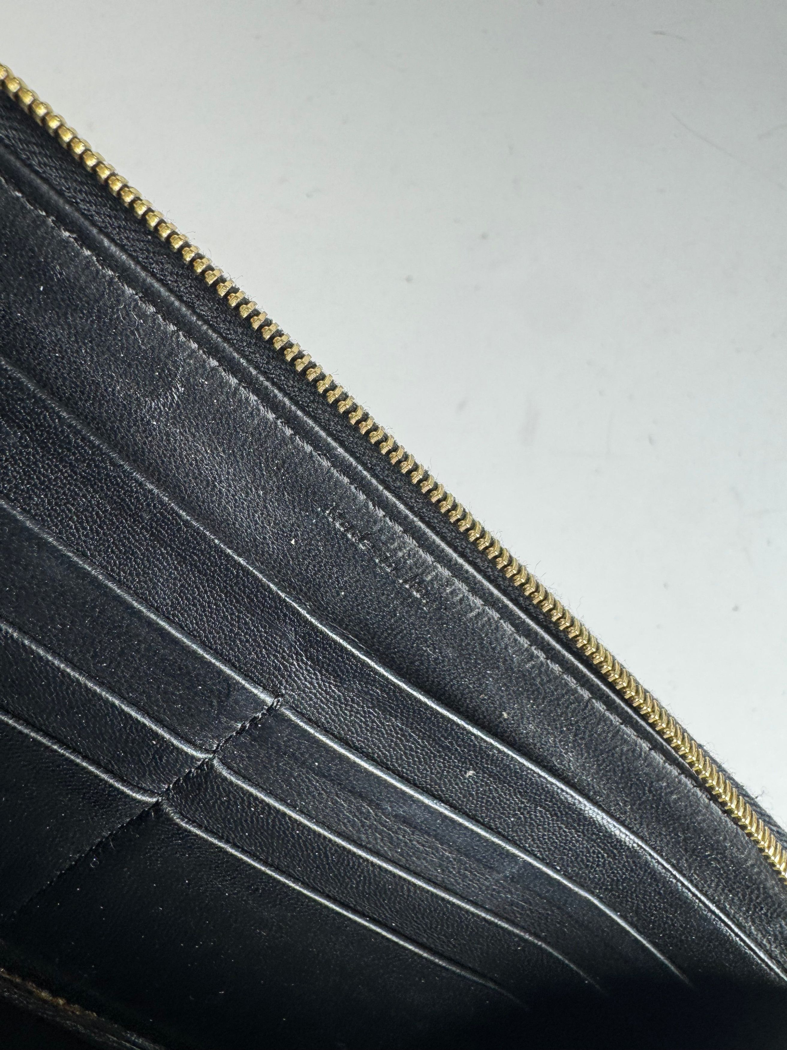 Celine Vintage Paris Patent Leather Wallet black Size ONE SIZE - 9 Thumbnail