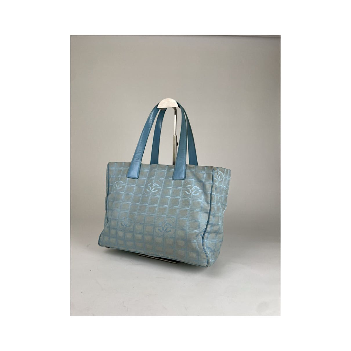 Chanel Cambon Blue Polyester Handbag Size ONE SIZE - 2 Thumbnail