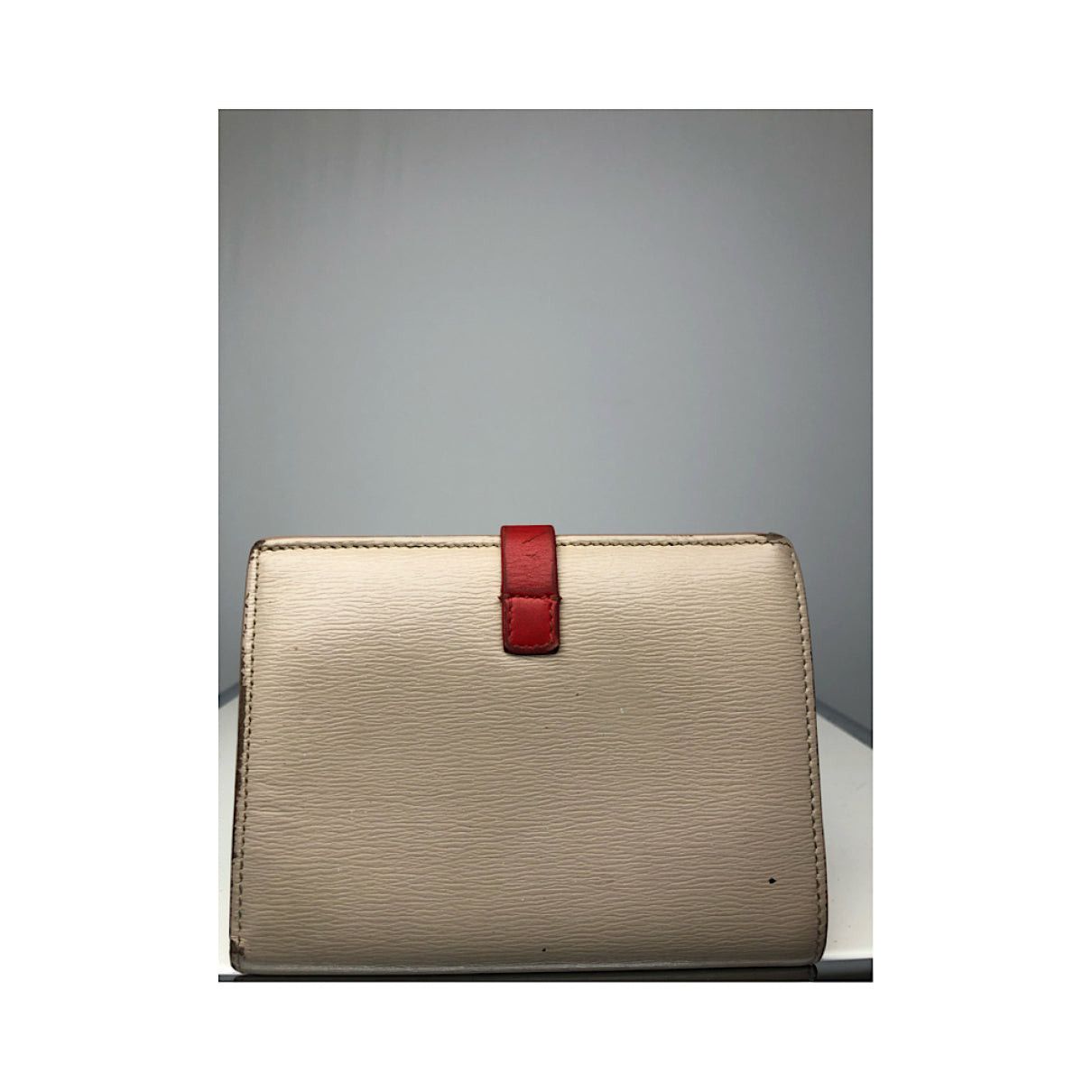 Celine Triomphe Beige Leather Wallet Size ONE SIZE - 2 Thumbnail