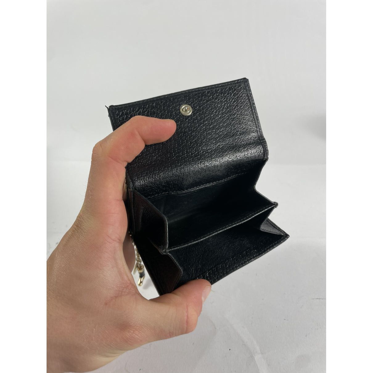 Gucci GG Blooms Black Leather Wallet Size ONE SIZE - 3 Thumbnail