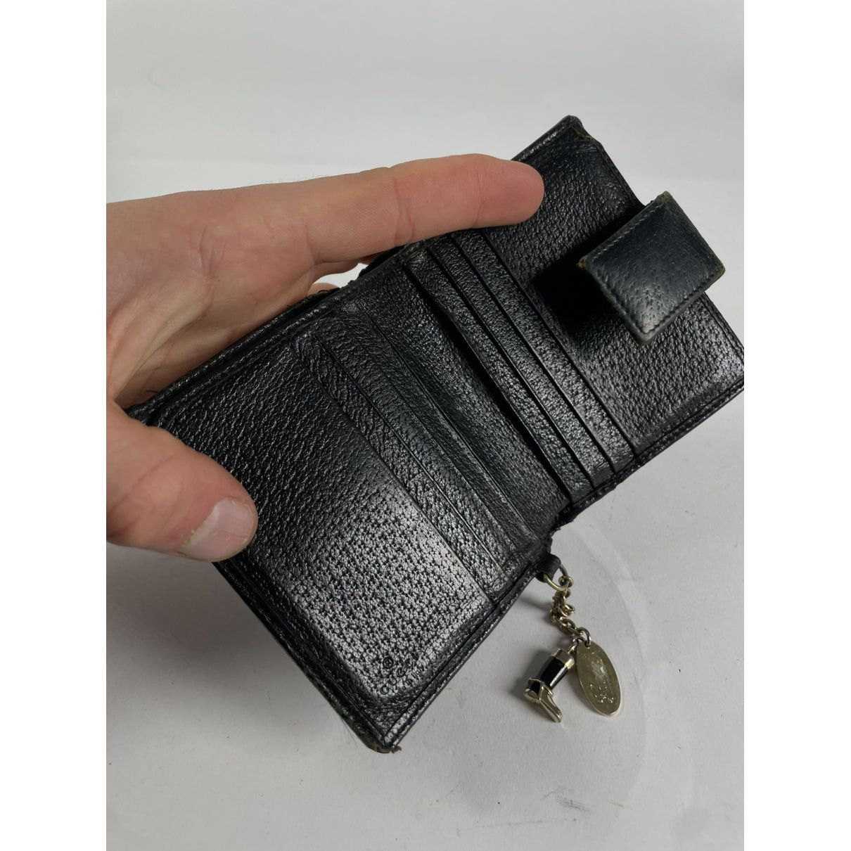 Gucci GG Blooms Black Leather Wallet Size ONE SIZE - 4 Thumbnail