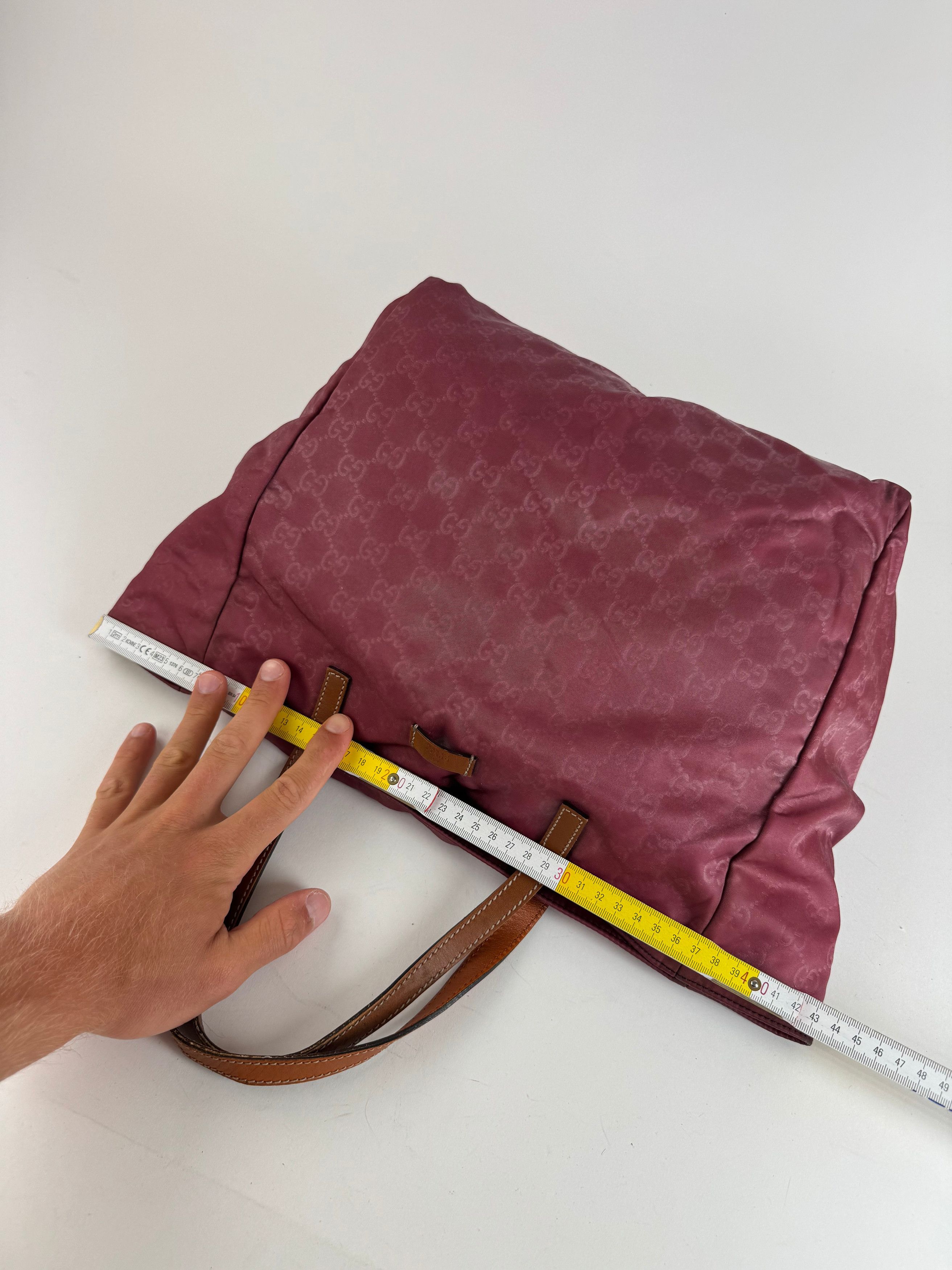 Gucci Vintage Canvas Monogram Shopper bag purple Size ONE SIZE - 8 Thumbnail